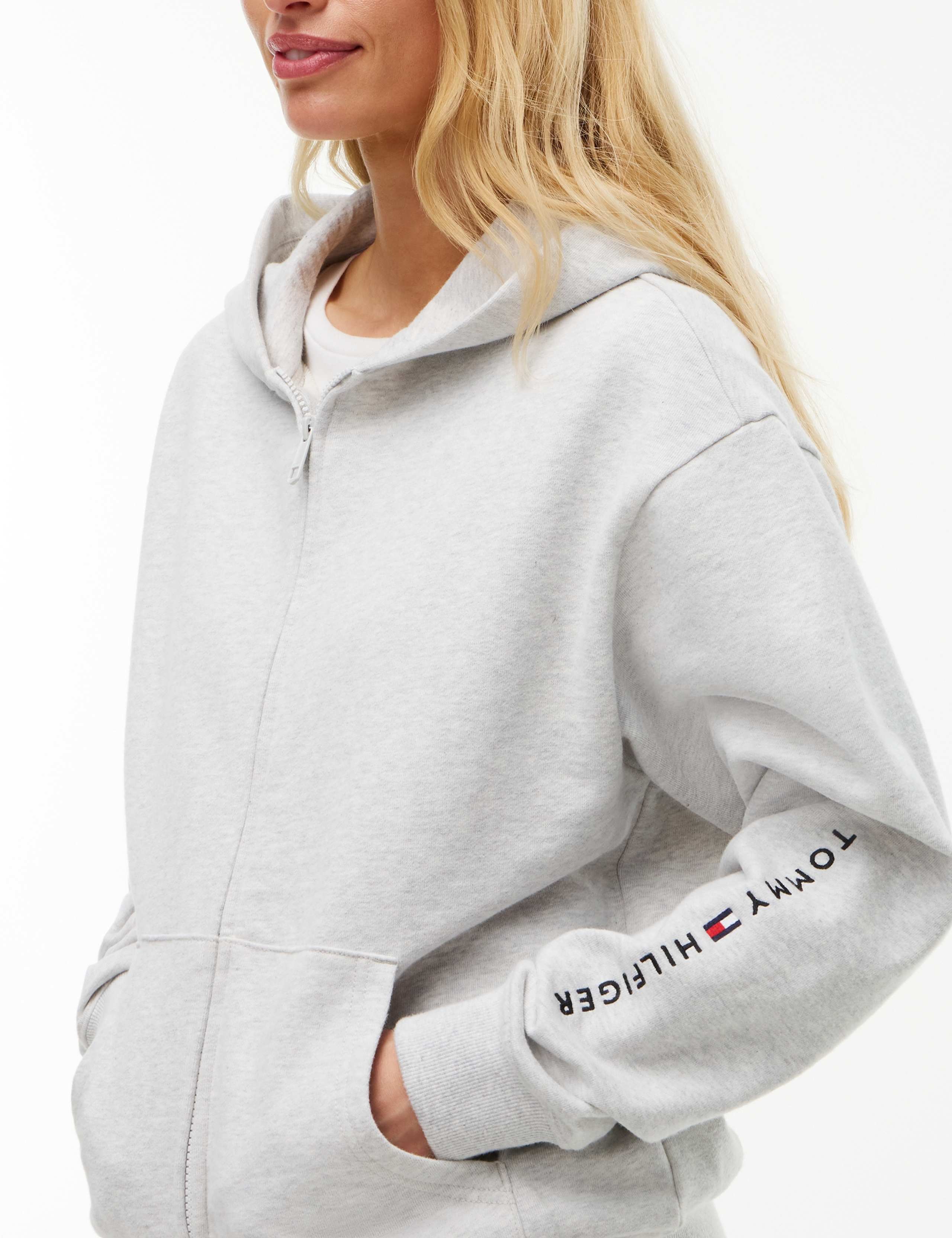 Essential Pure Cotton Zip Up Hoodie 4 of 5