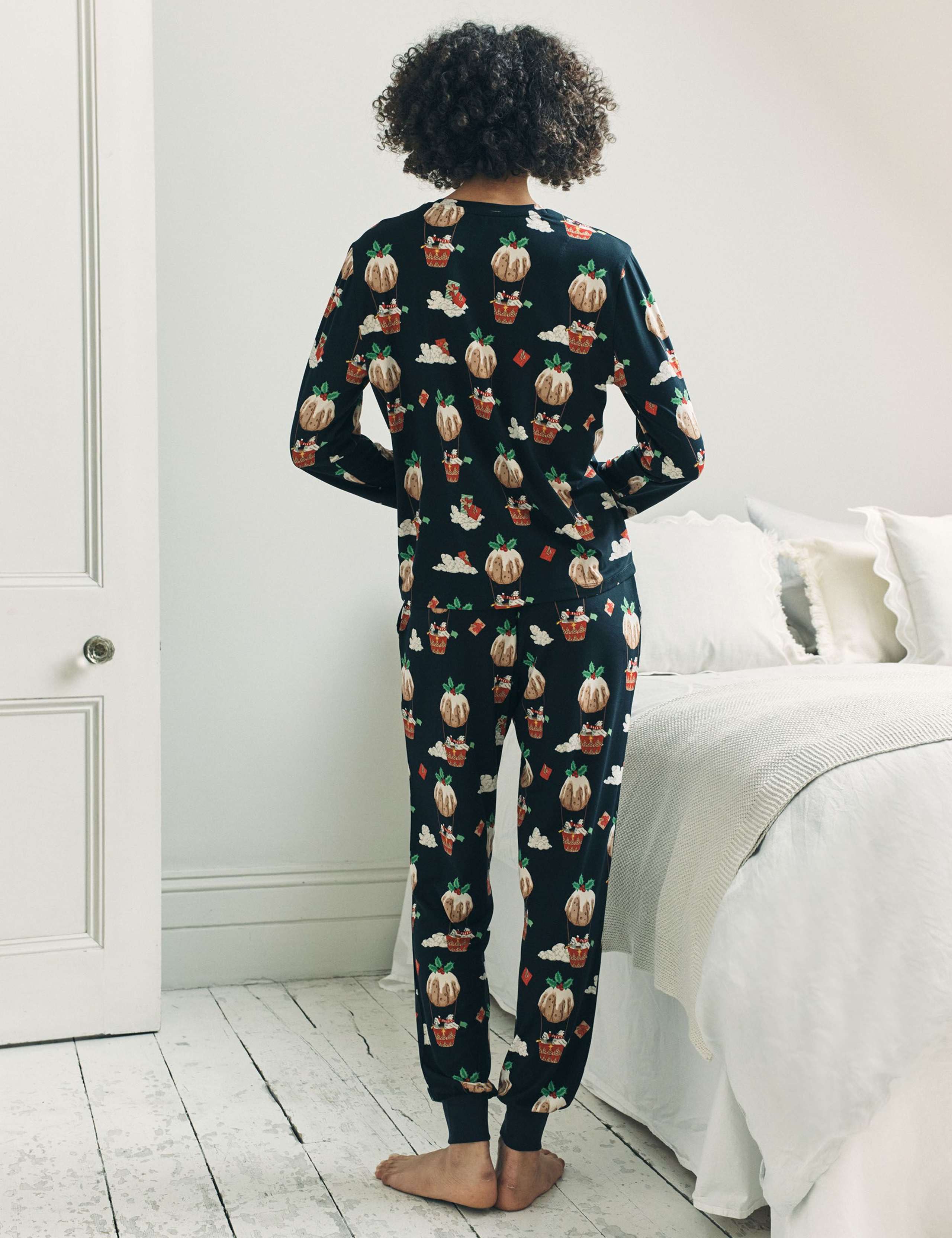 Christmas Pudding Crew Neck Family Pyjama Set 2 of 6