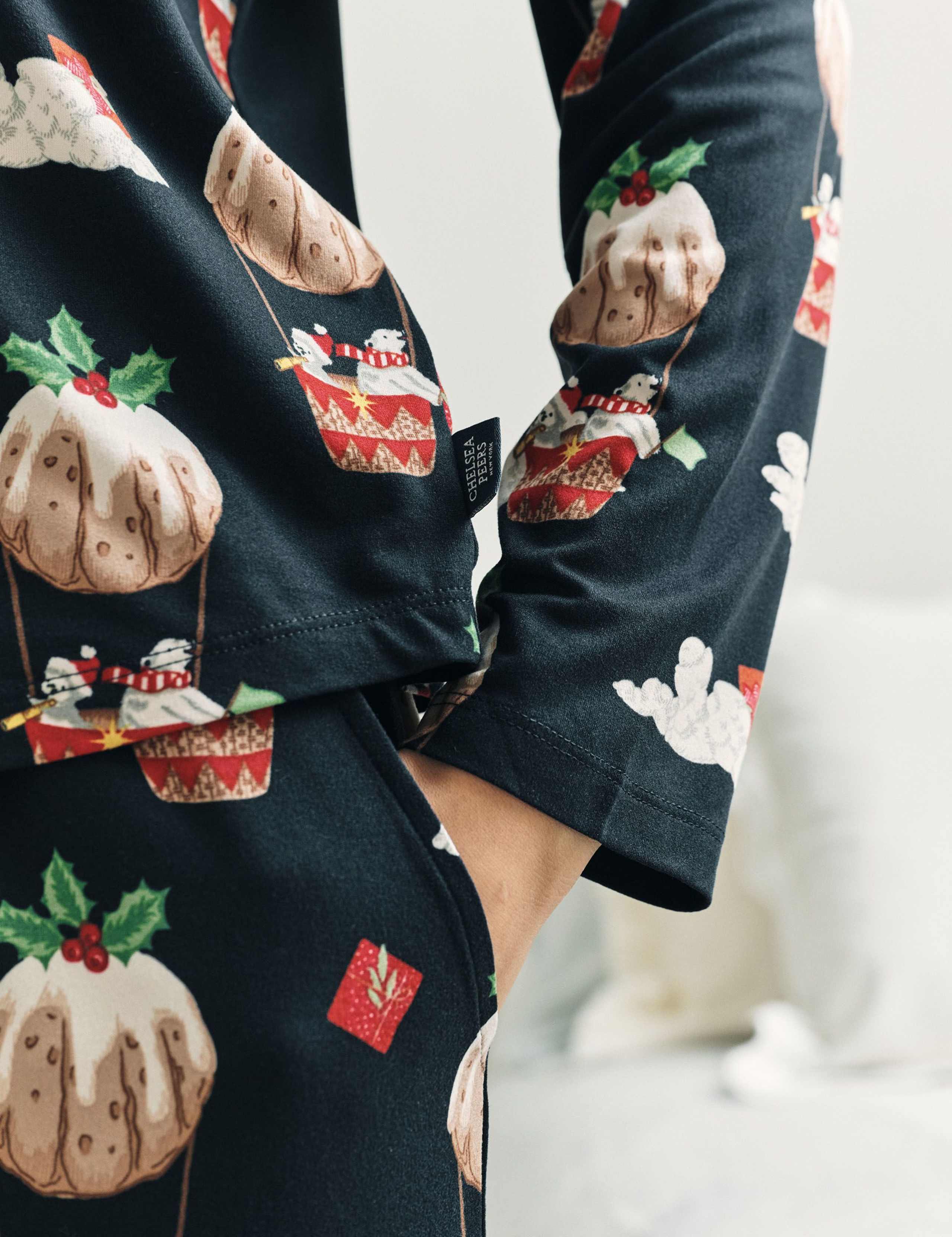 Christmas Pudding Crew Neck Family Pyjama Set 6 of 6