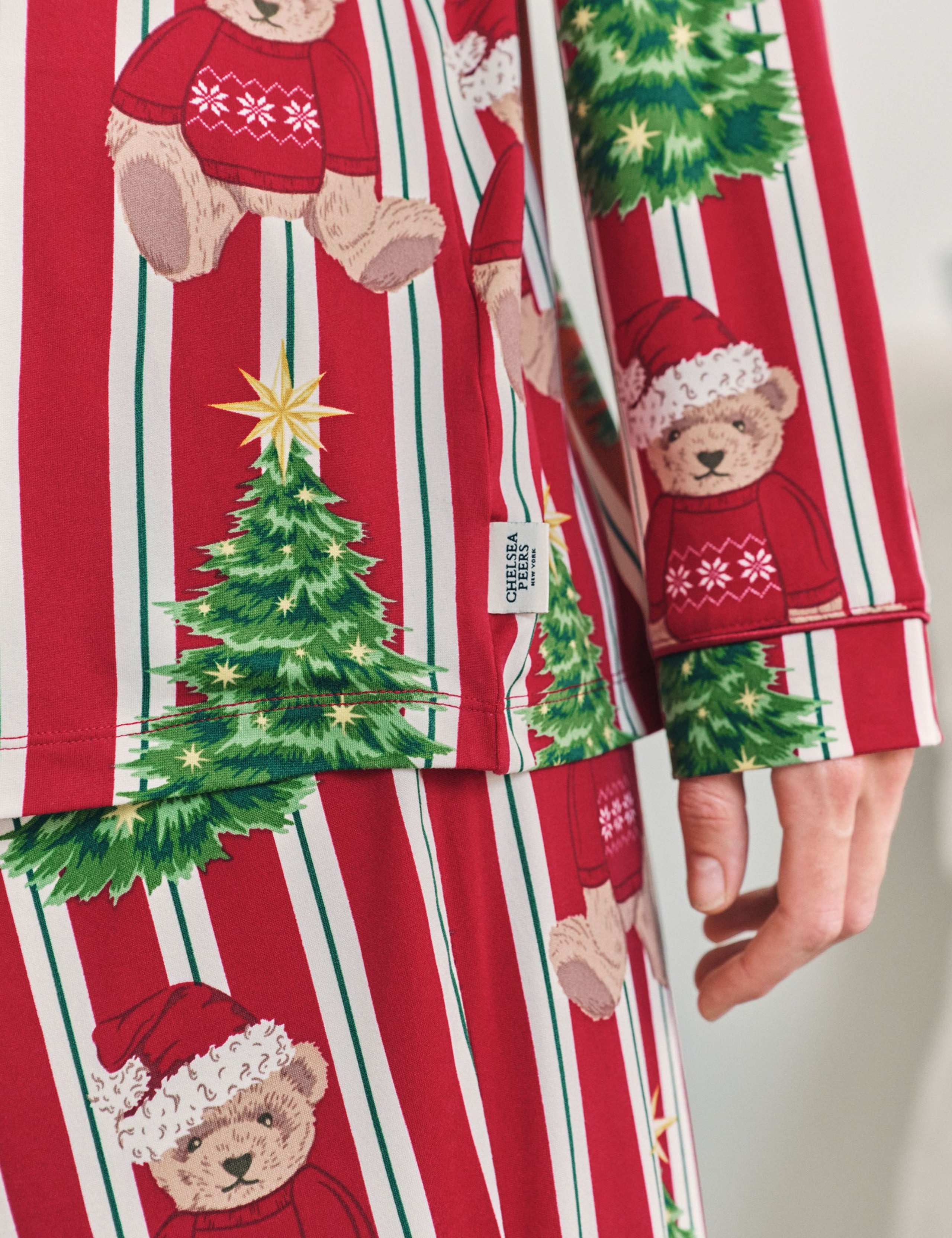 Christmas Print Maternity Pyjama Set 6 of 6