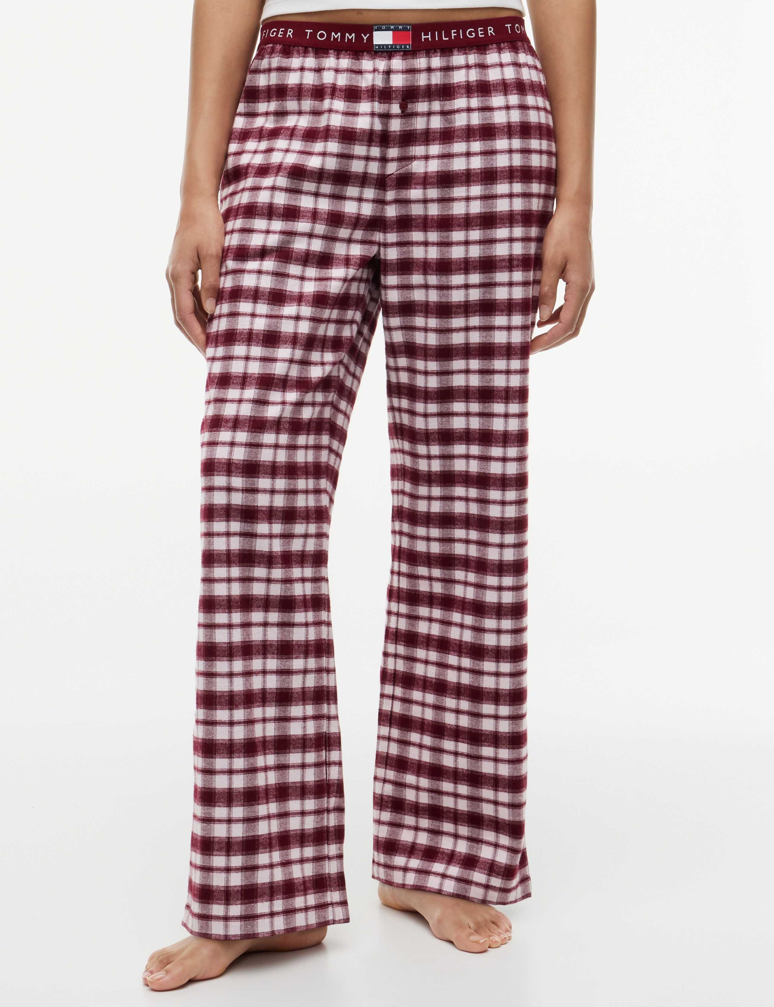 Heritage Pure Cotton Checked Pyjama Bottoms 3 of 5