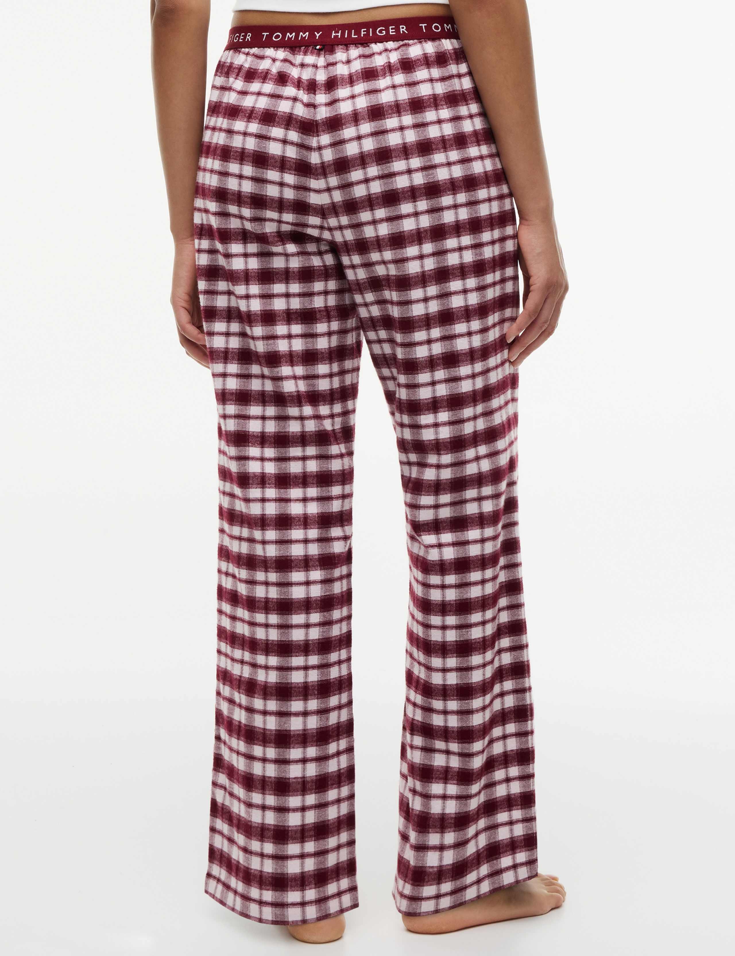 Heritage Pure Cotton Checked Pyjama Bottoms 4 of 5