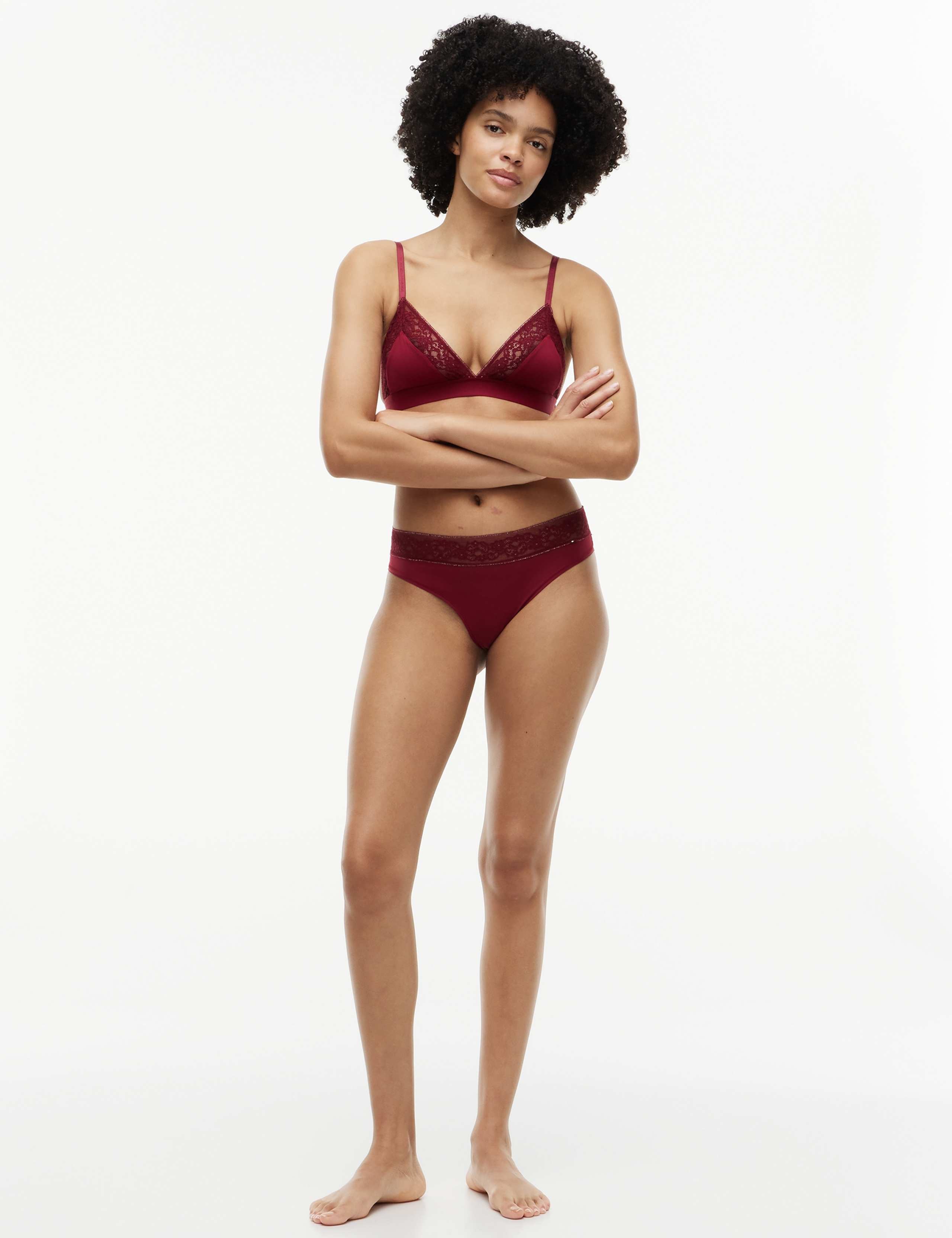 Comfort Lace Non Wired Bralette 1 of 5
