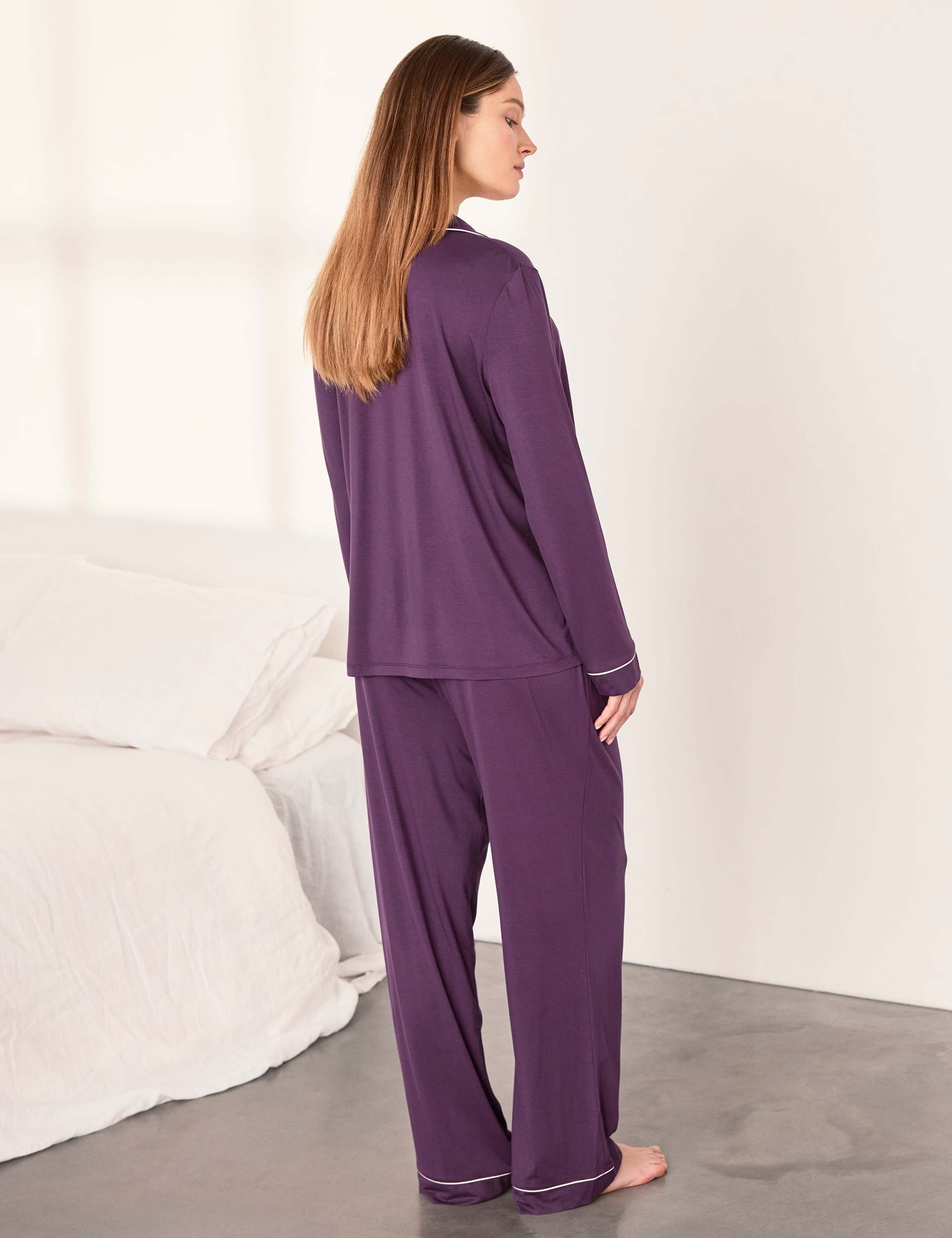 Maternity Modal Rich Revere Pyjama Set 4 of 6