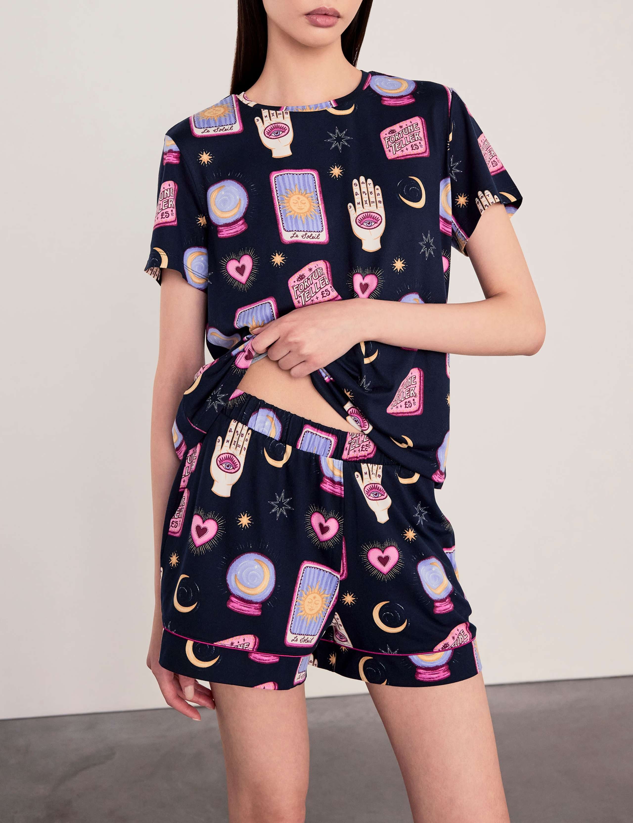Jersey Tarot Card Print Shortie Set 6 of 6