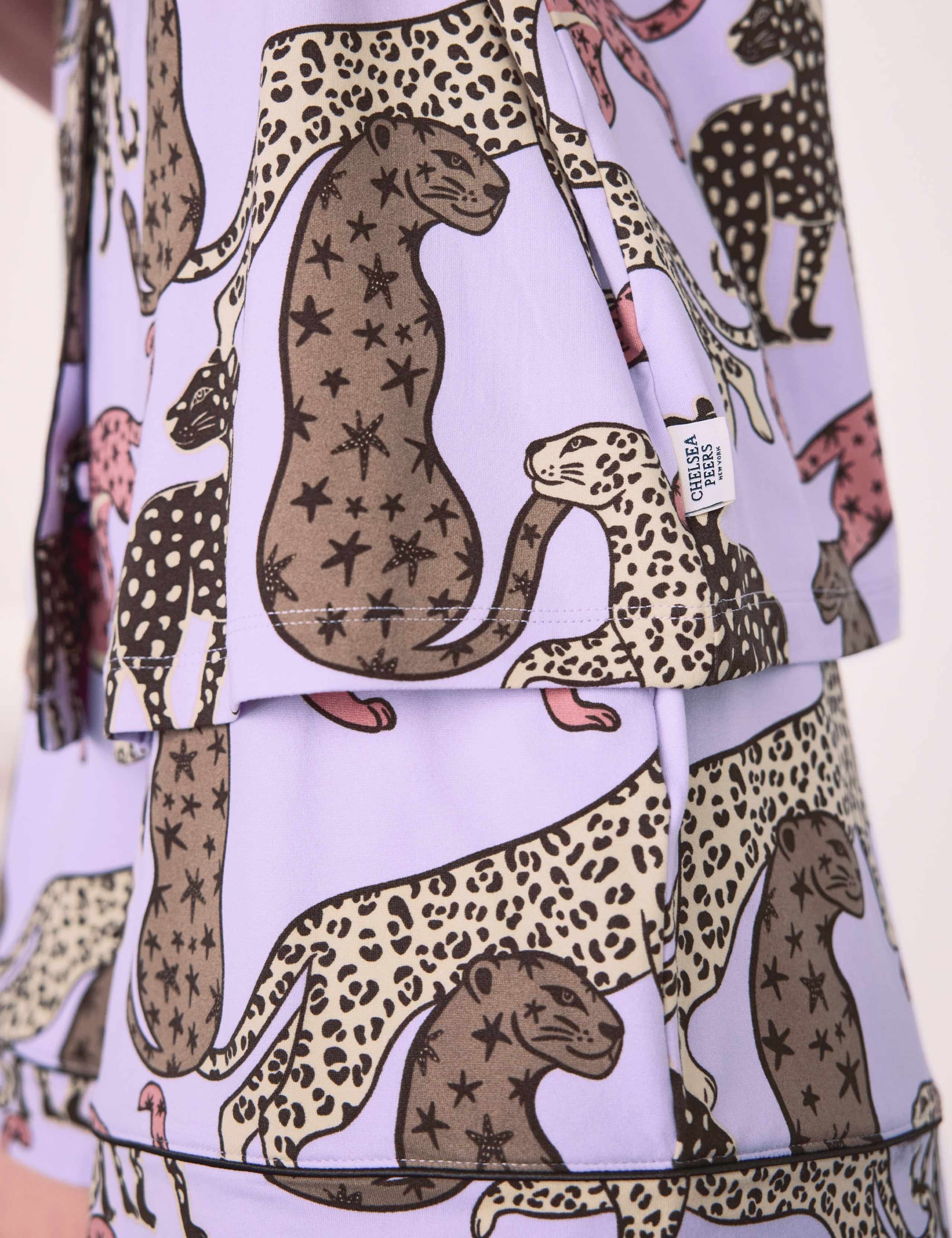 Jersey Leopard Print Revere Shortie Set 5 of 6