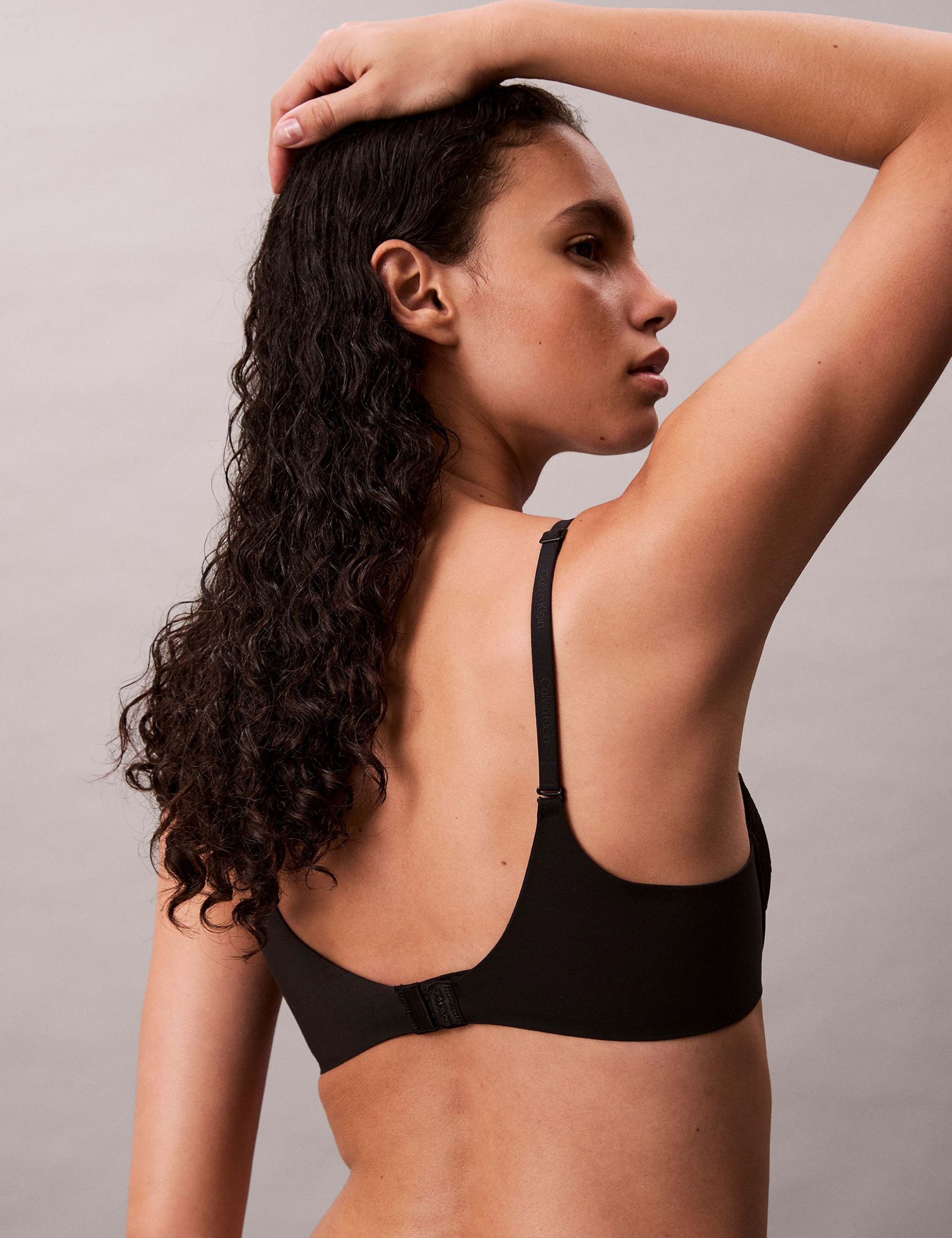 Perfectly Fit Lace Wired Push-Up Plunge Bra 5 of 5