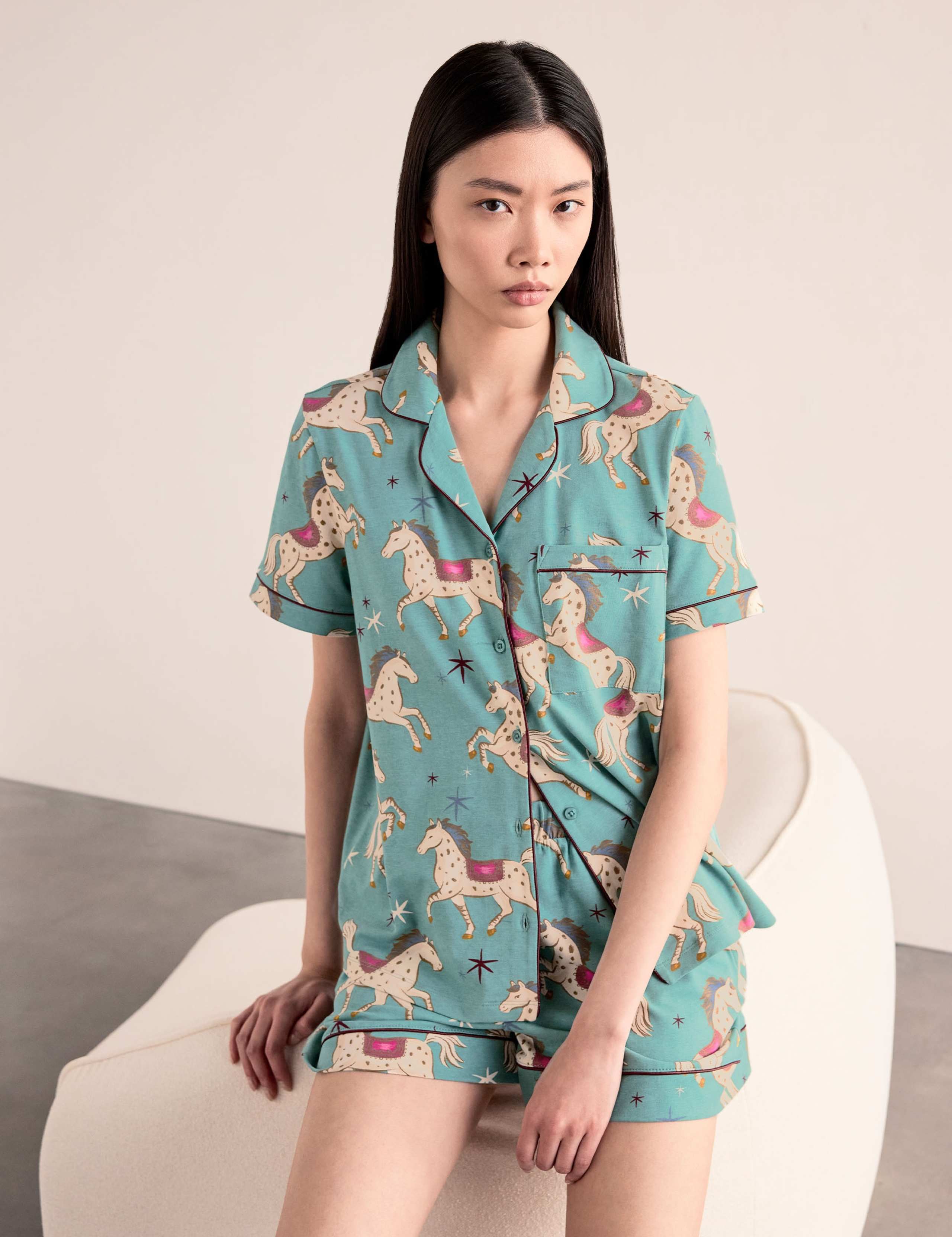Jersey Horse Print Revere Shortie Set 2 of 6
