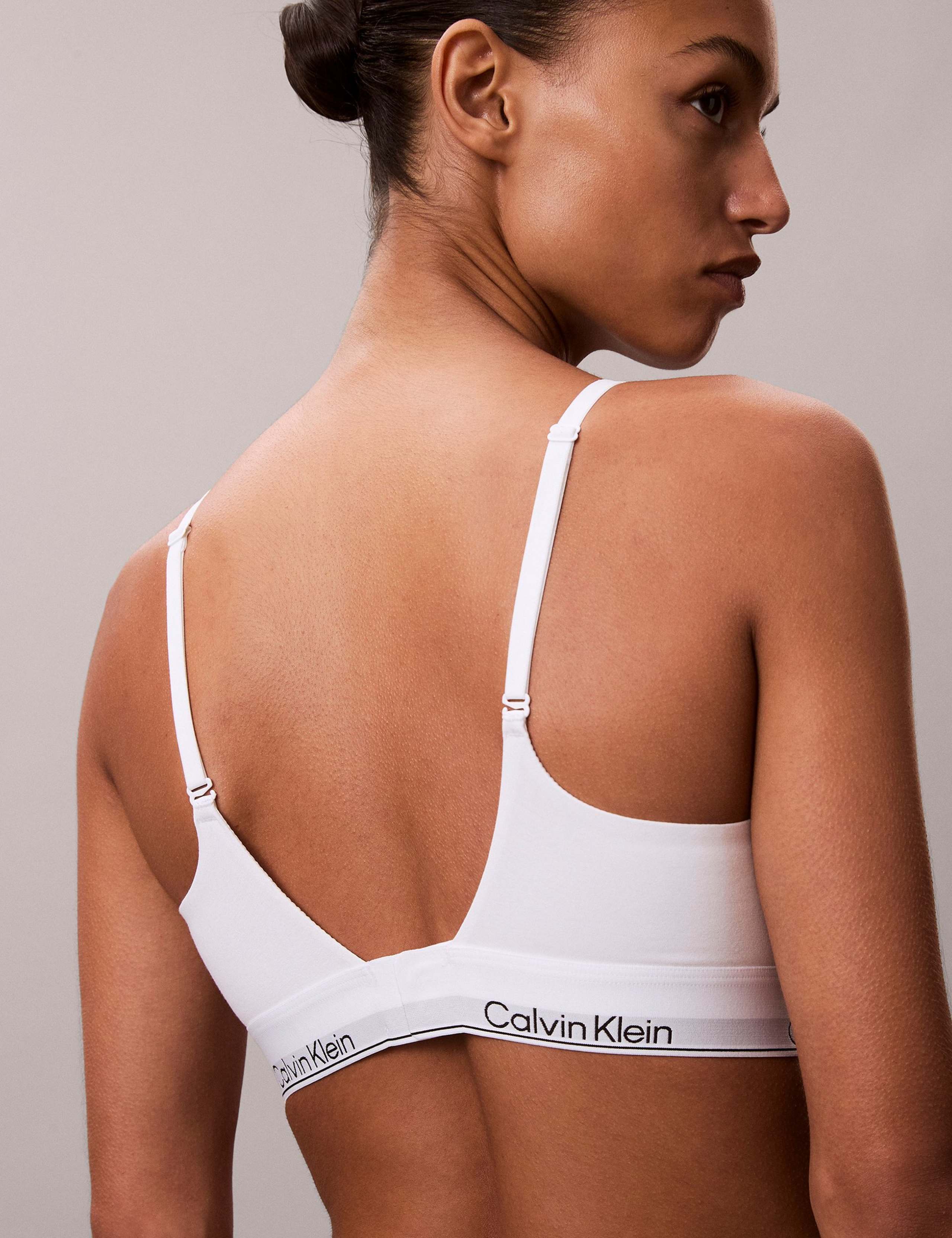 Icon Cotton Modal Push-Up Plunge Bra 5 of 6