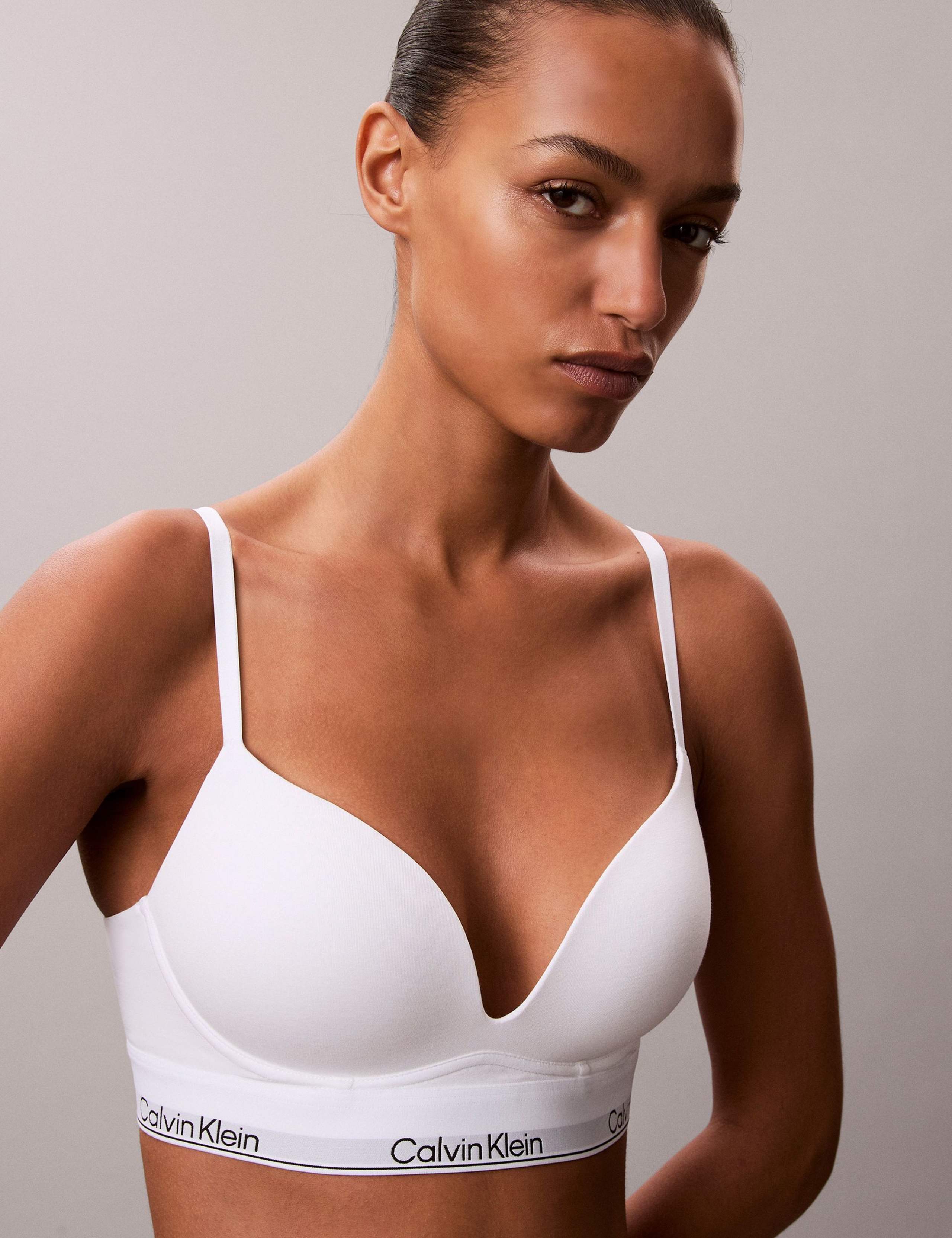 Icon Cotton Modal Push-Up Plunge Bra 6 of 6