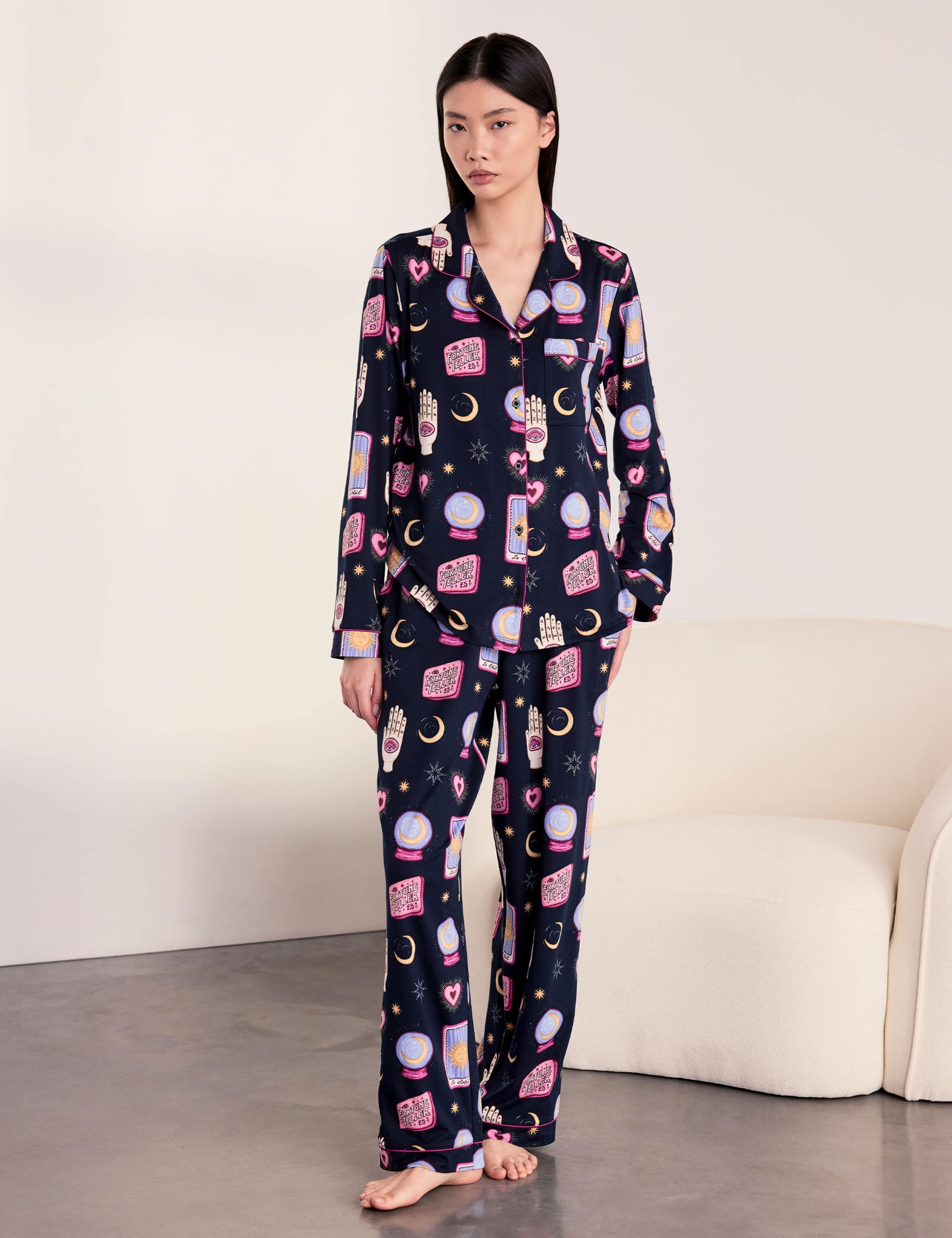 Jersey Tarot Print Revere Pyjama Set 1 of 5