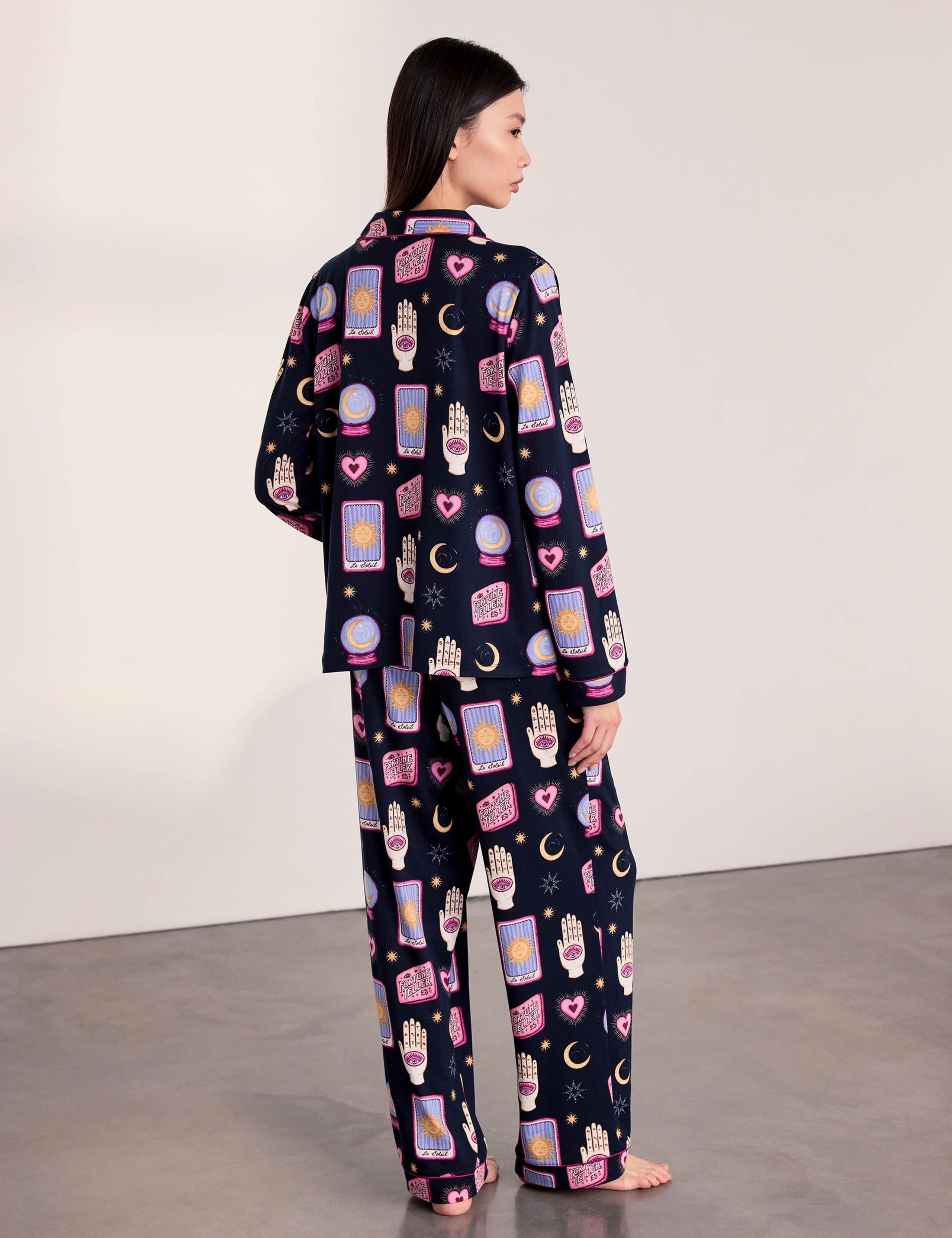Jersey Tarot Print Revere Pyjama Set 4 of 5