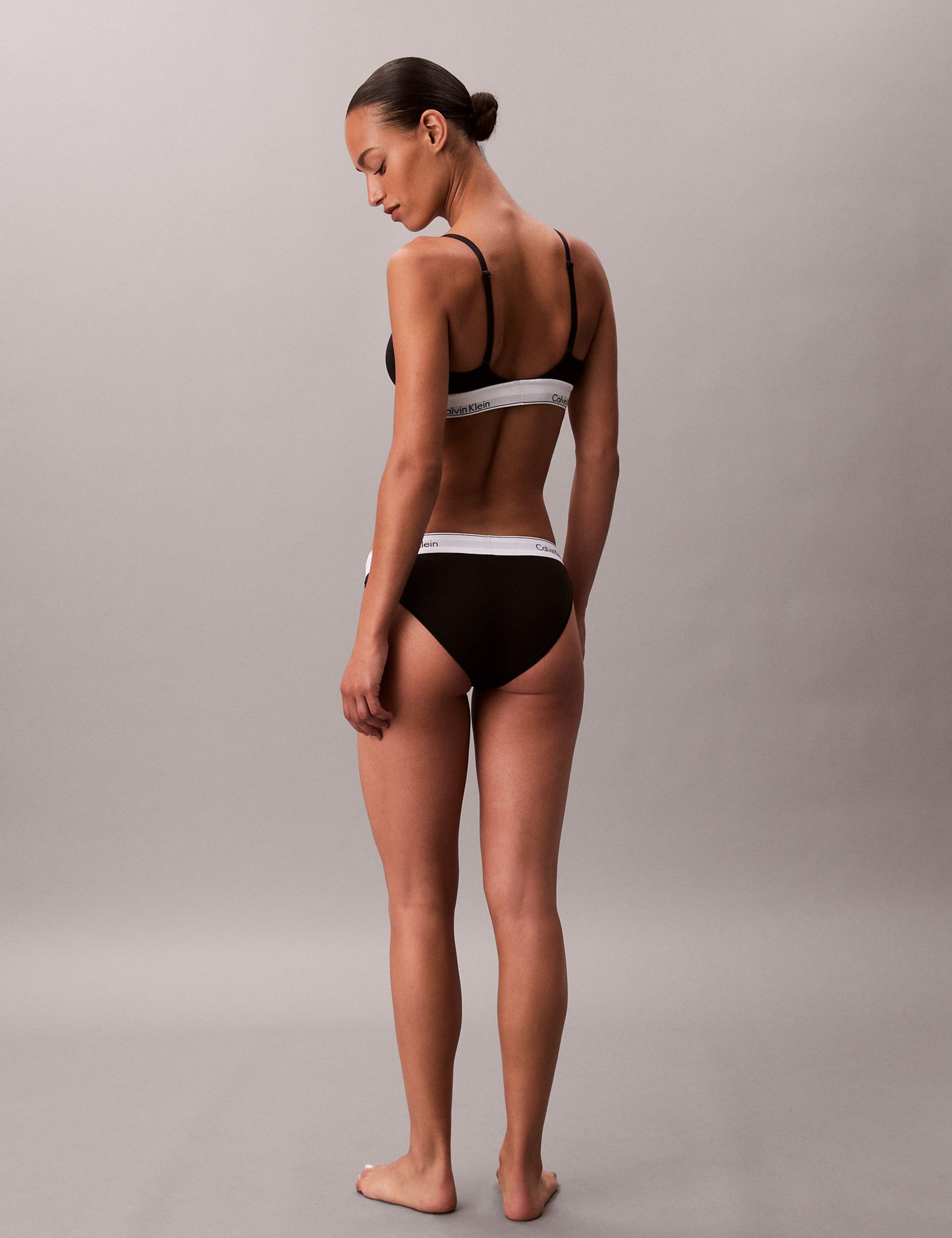 Lightly Lined Triangle Bralette - Icon Cotton Modal 6 of 6