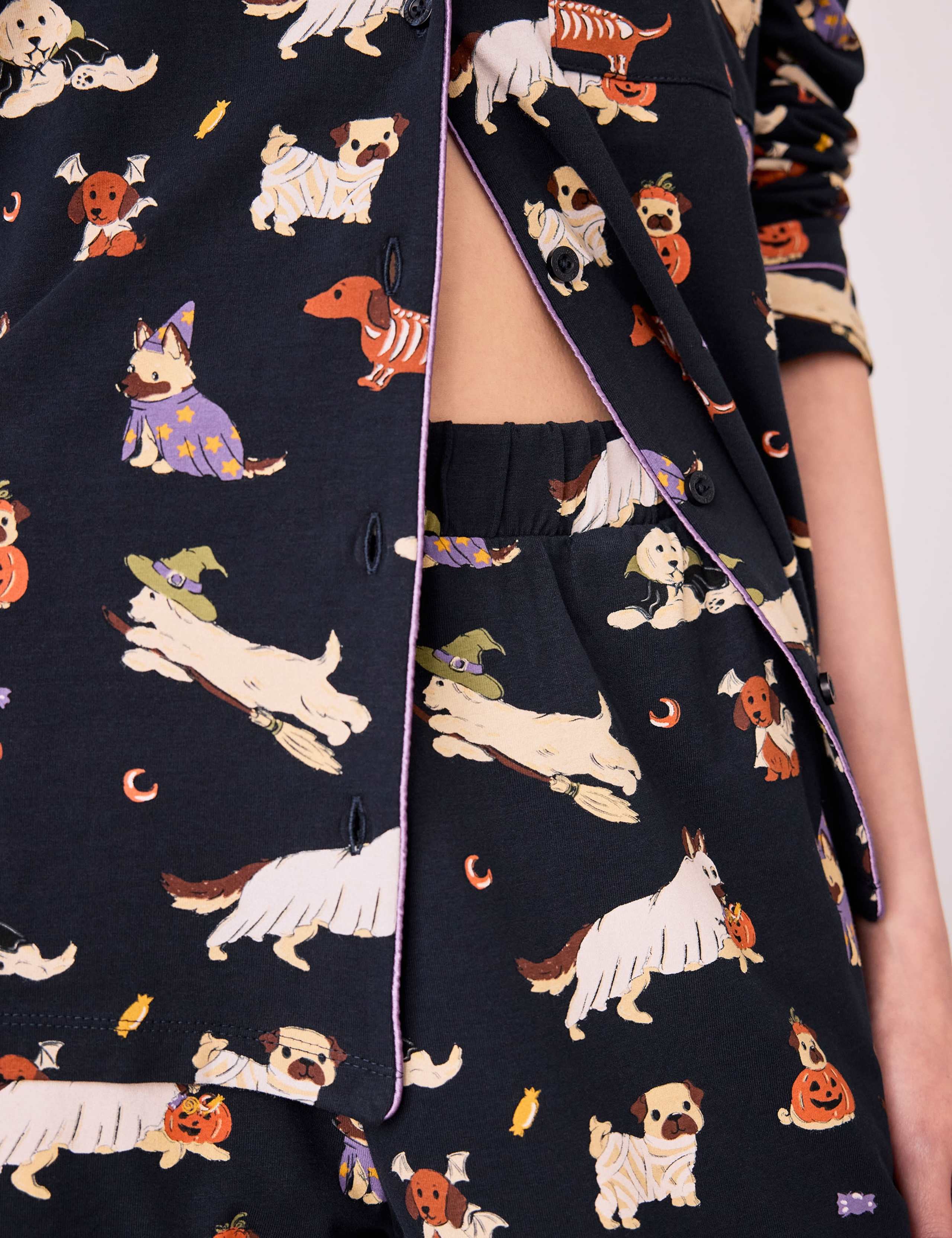 Cotton Rich Halloween Dogs Revere Pyjama Set 2 of 6