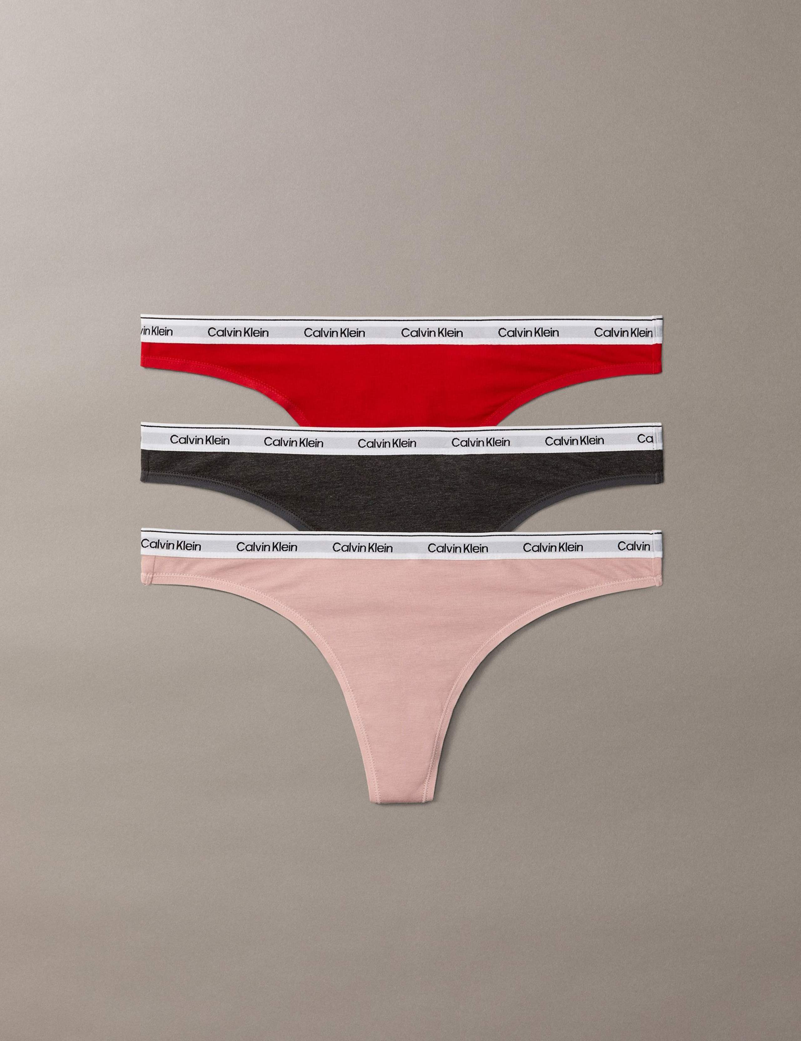 3pk Icon Logo Cotton Rich Thongs 1 of 7