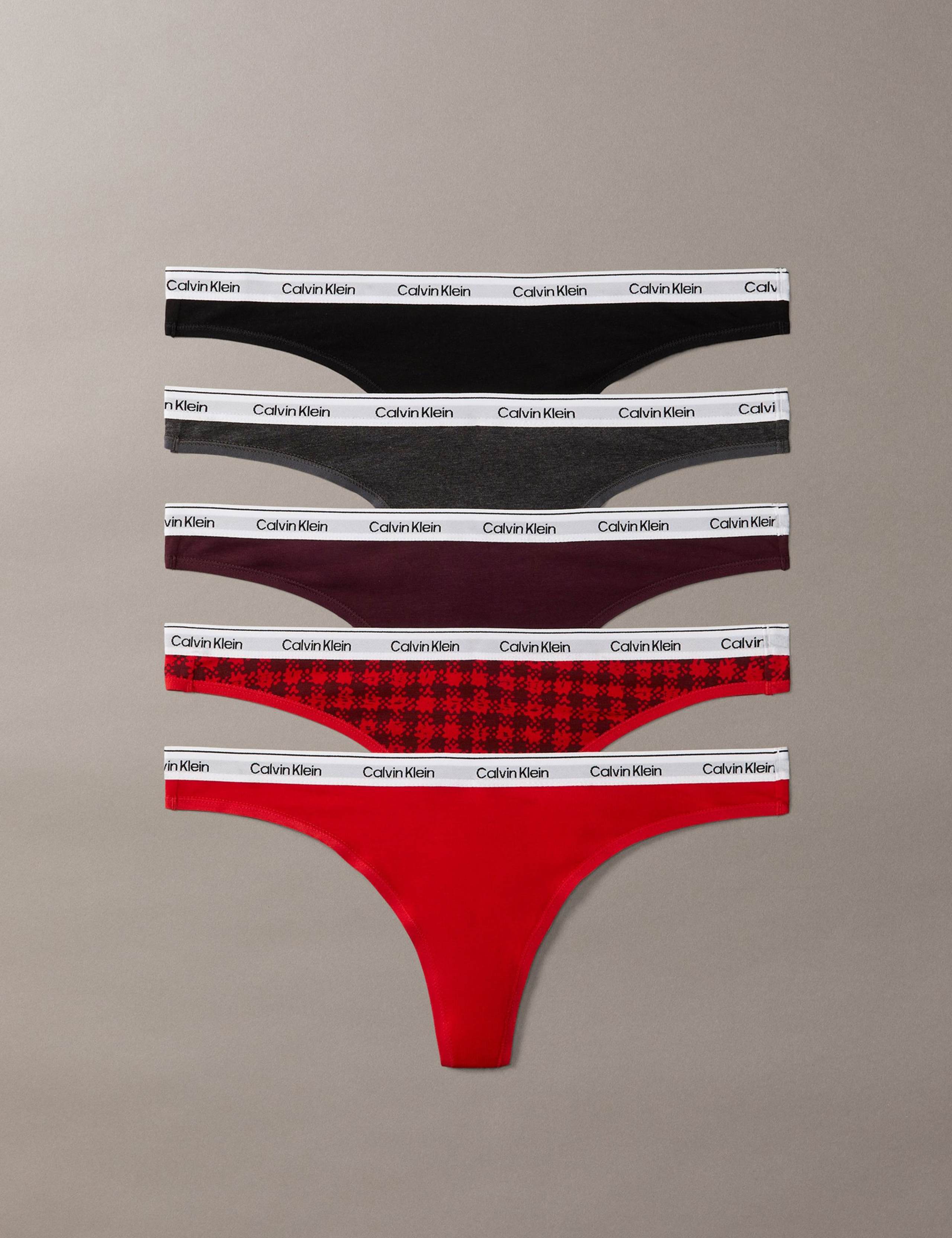 5pk Cotton Rich Thongs 2 of 6