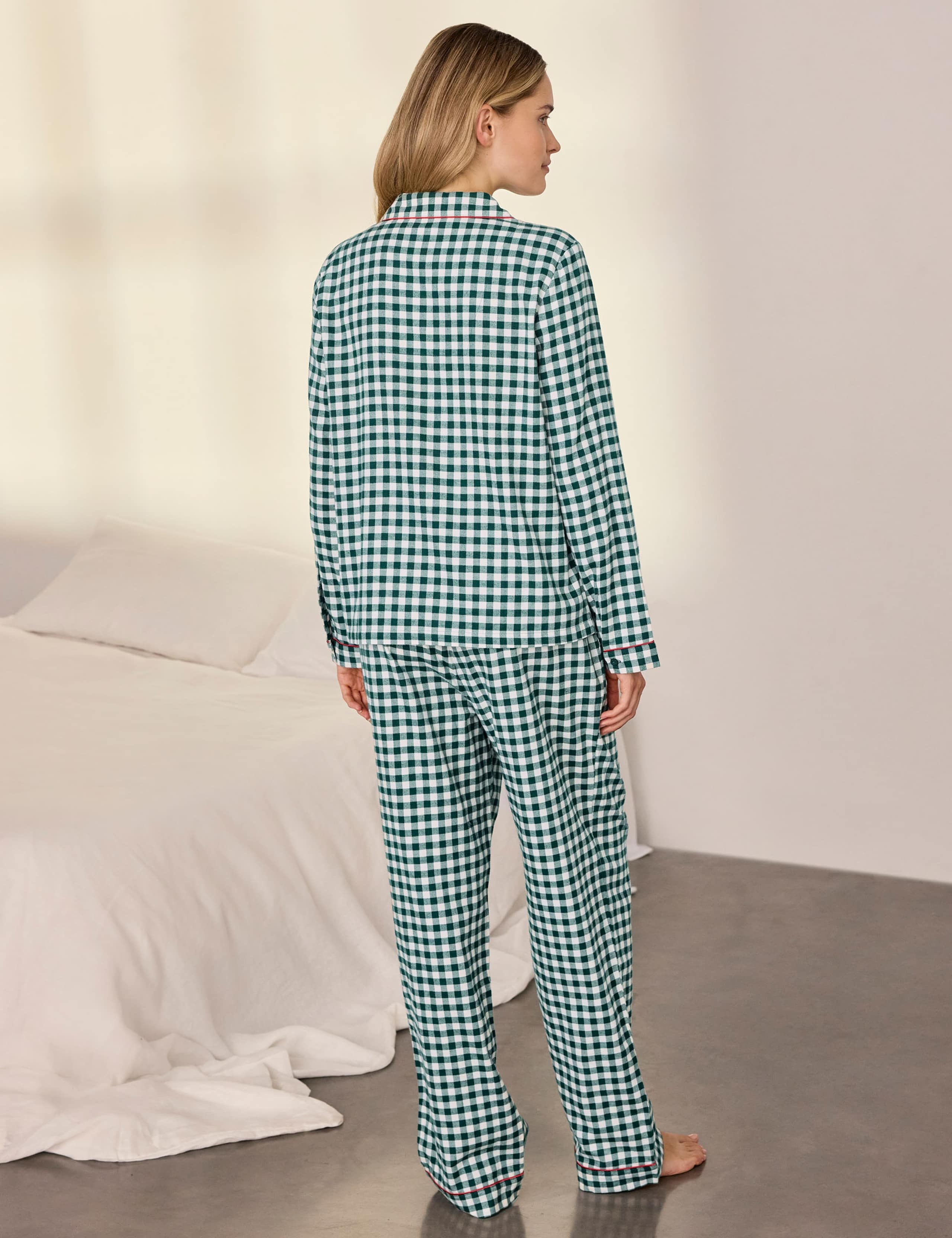 Pure Cotton Long Pyjama Set 5 of 8