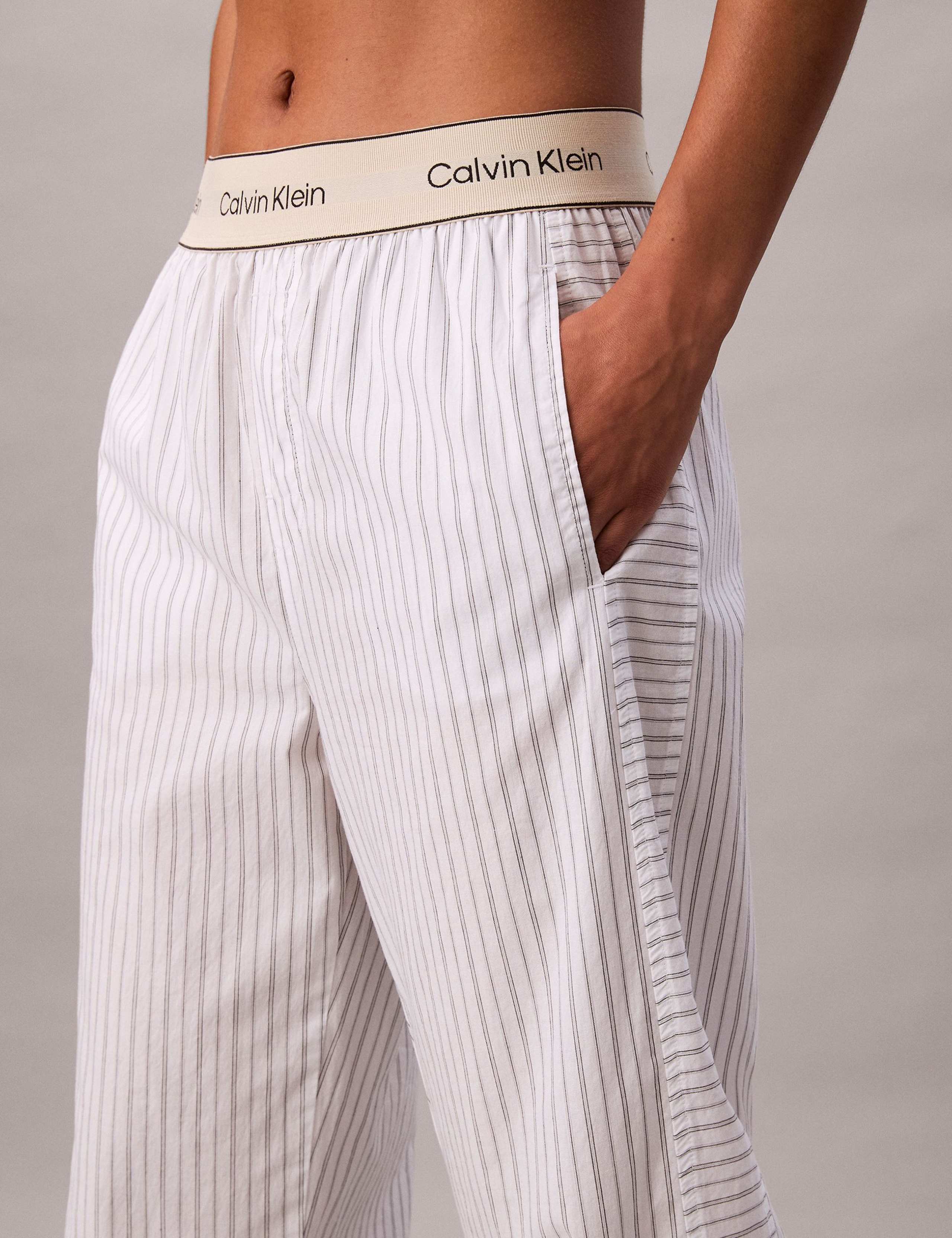 Pure Cotton Striped Pyjama Bottoms 2 of 5