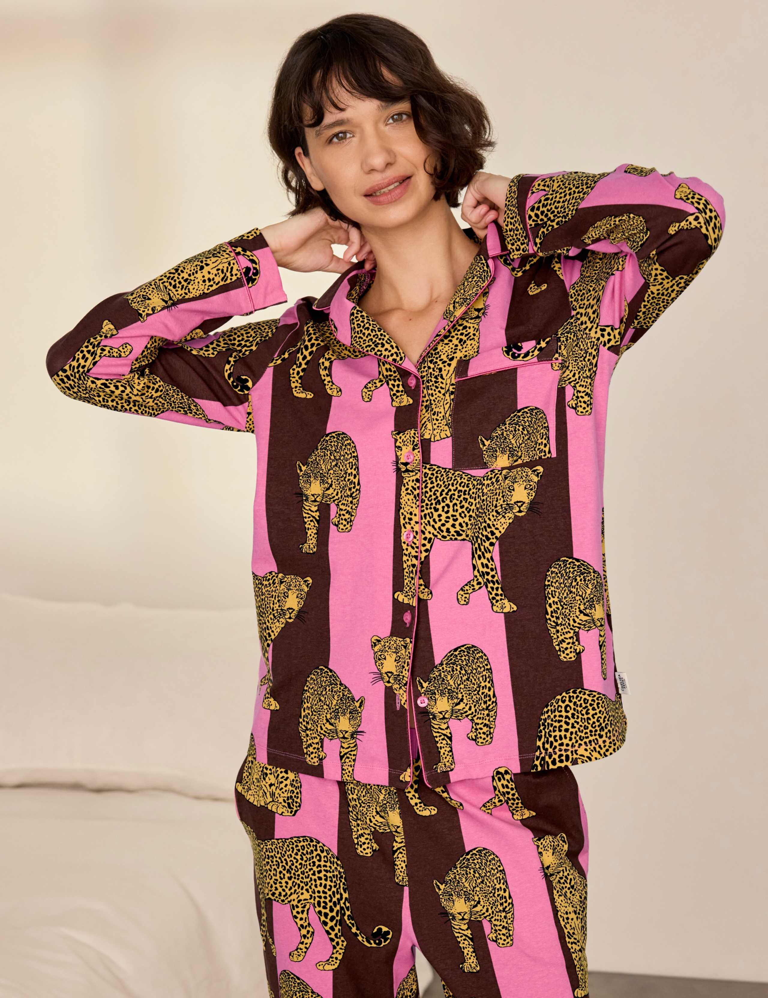 Cotton Long Sleeve Two Piece Pyjama Set 5 of 9