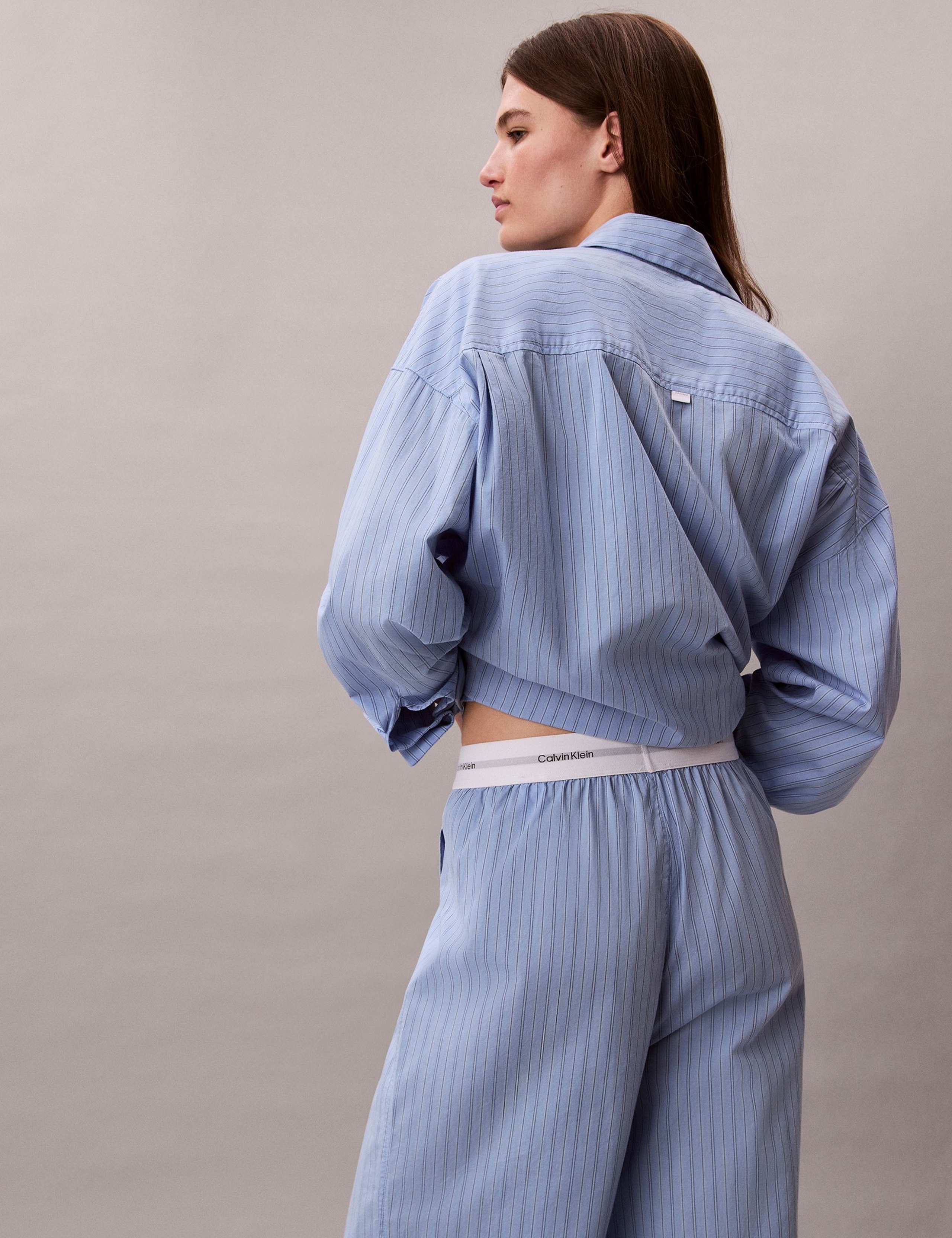 Cotton Poplin Logo Pyjama Bottoms 4 of 6