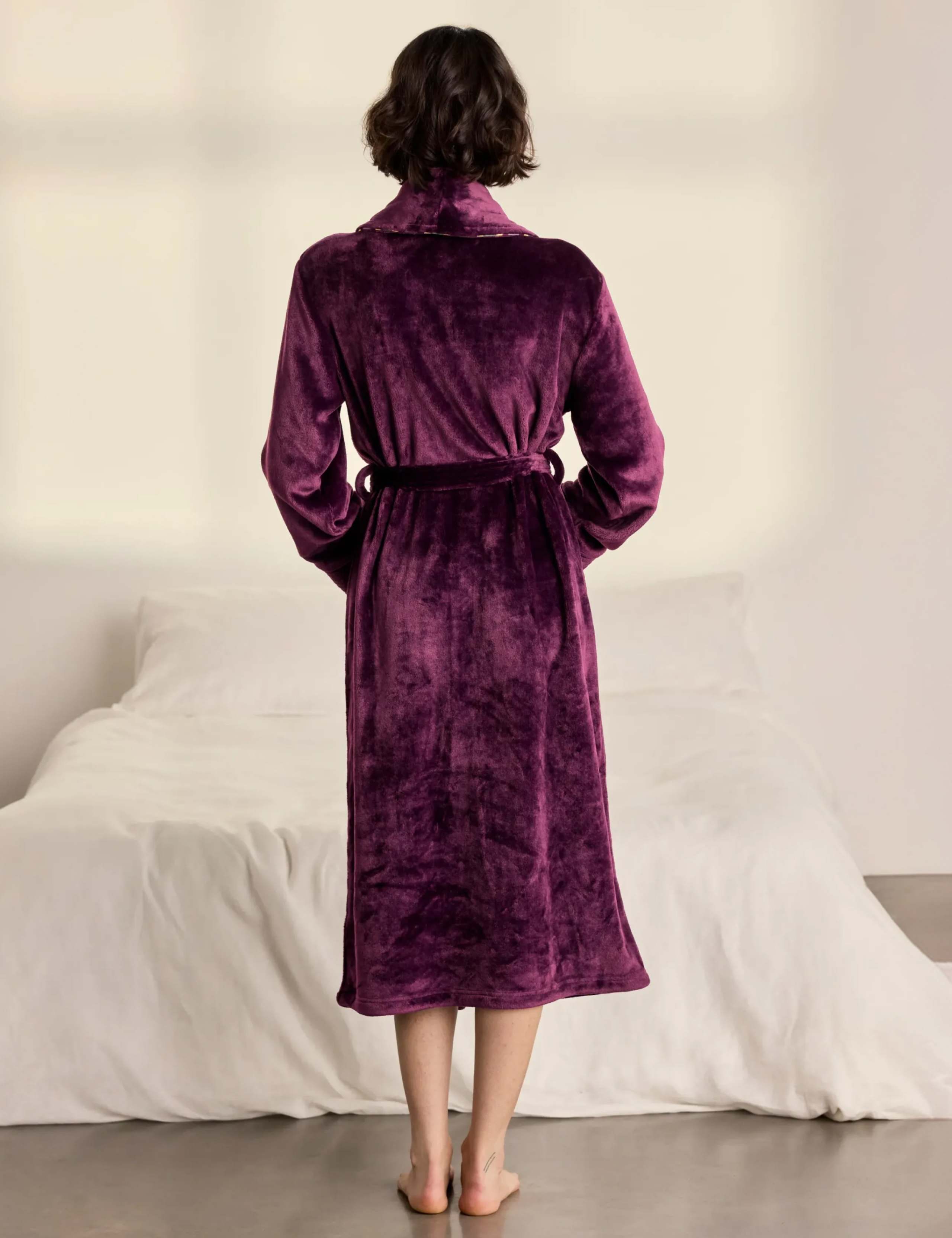 Fleece Tie Dressing Gown 4 of 6
