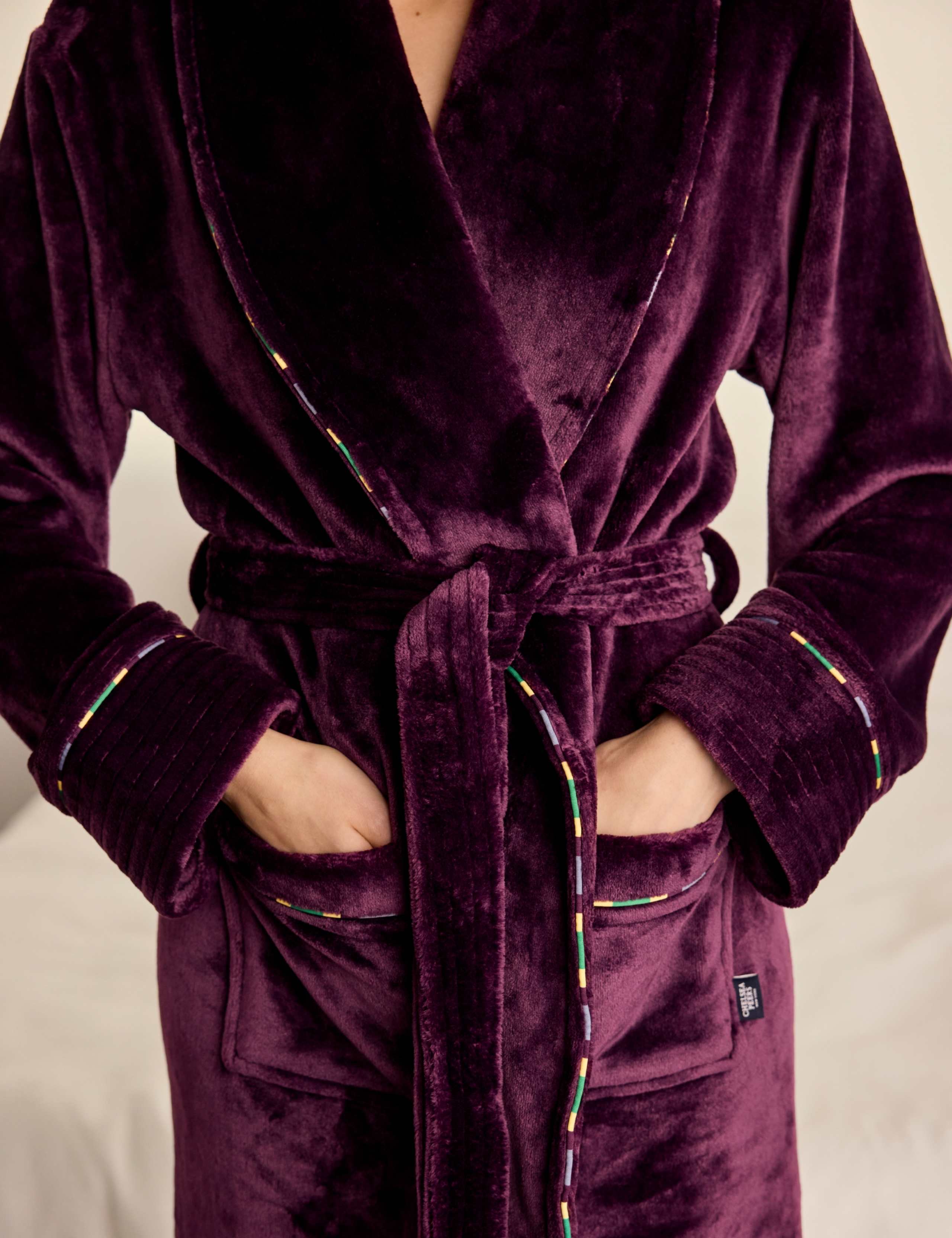 Fleece Tie Dressing Gown 5 of 6