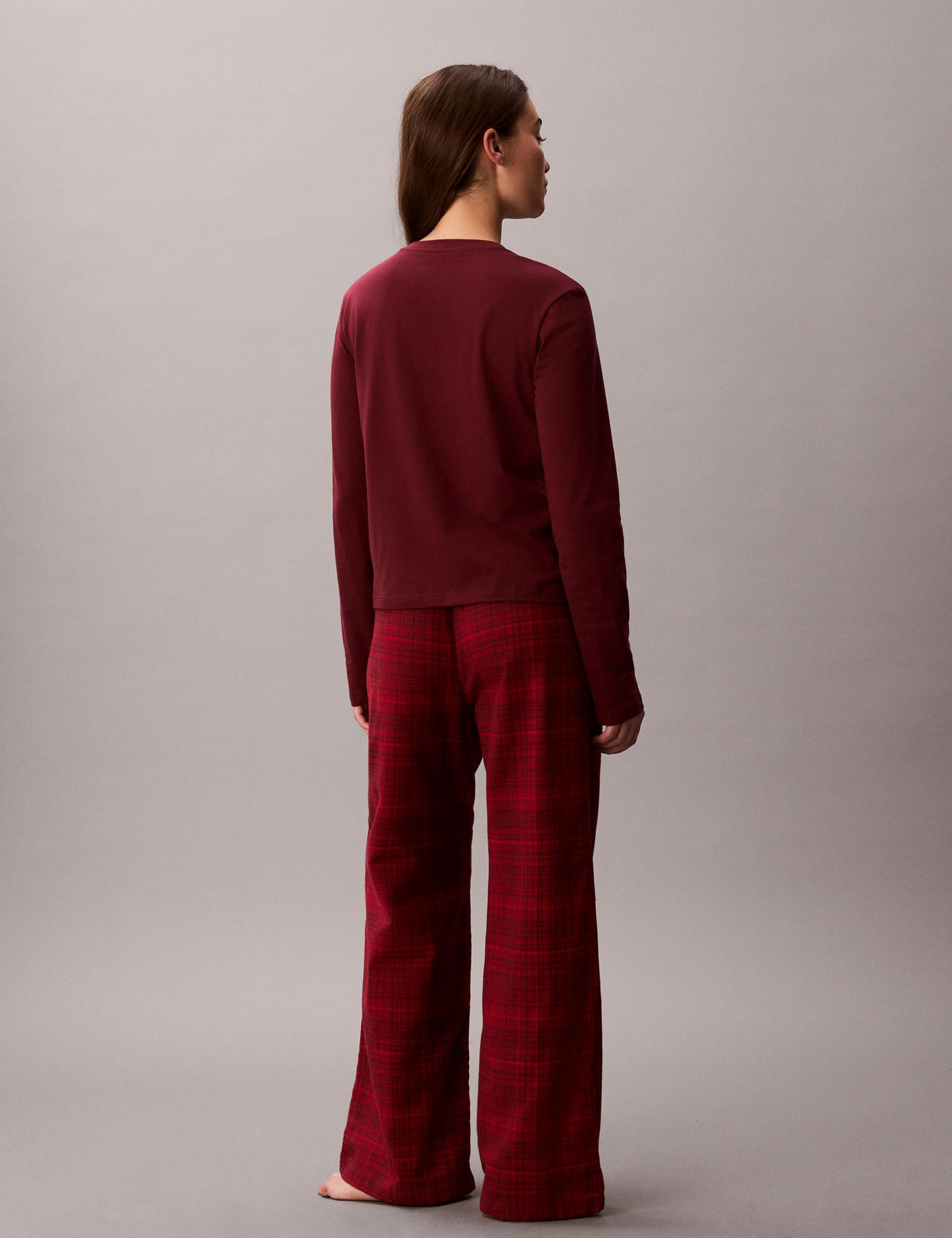 Pure Cotton Checked Pyjama Set 4 of 6