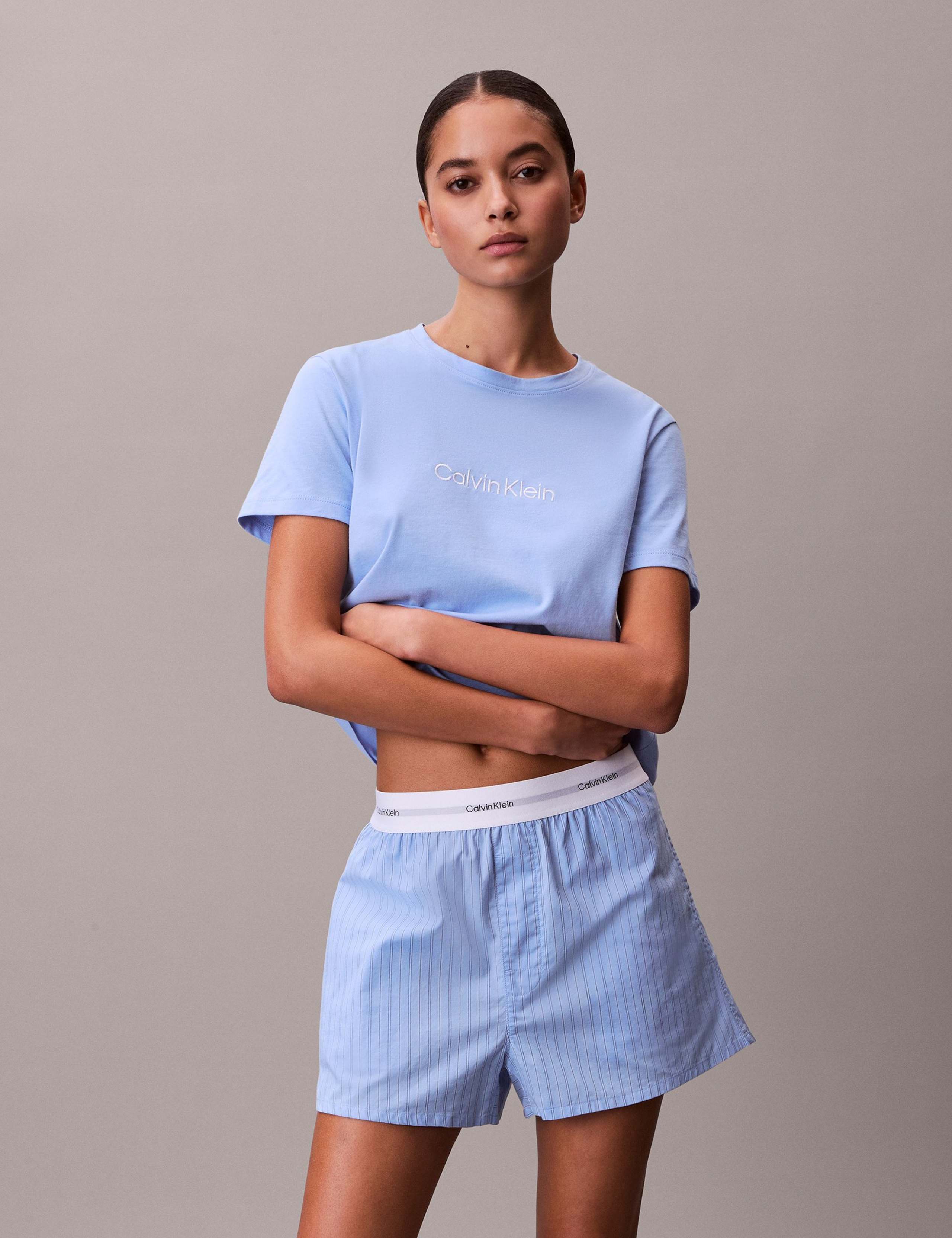 Pure Cotton Striped Shortie Set 3 of 7