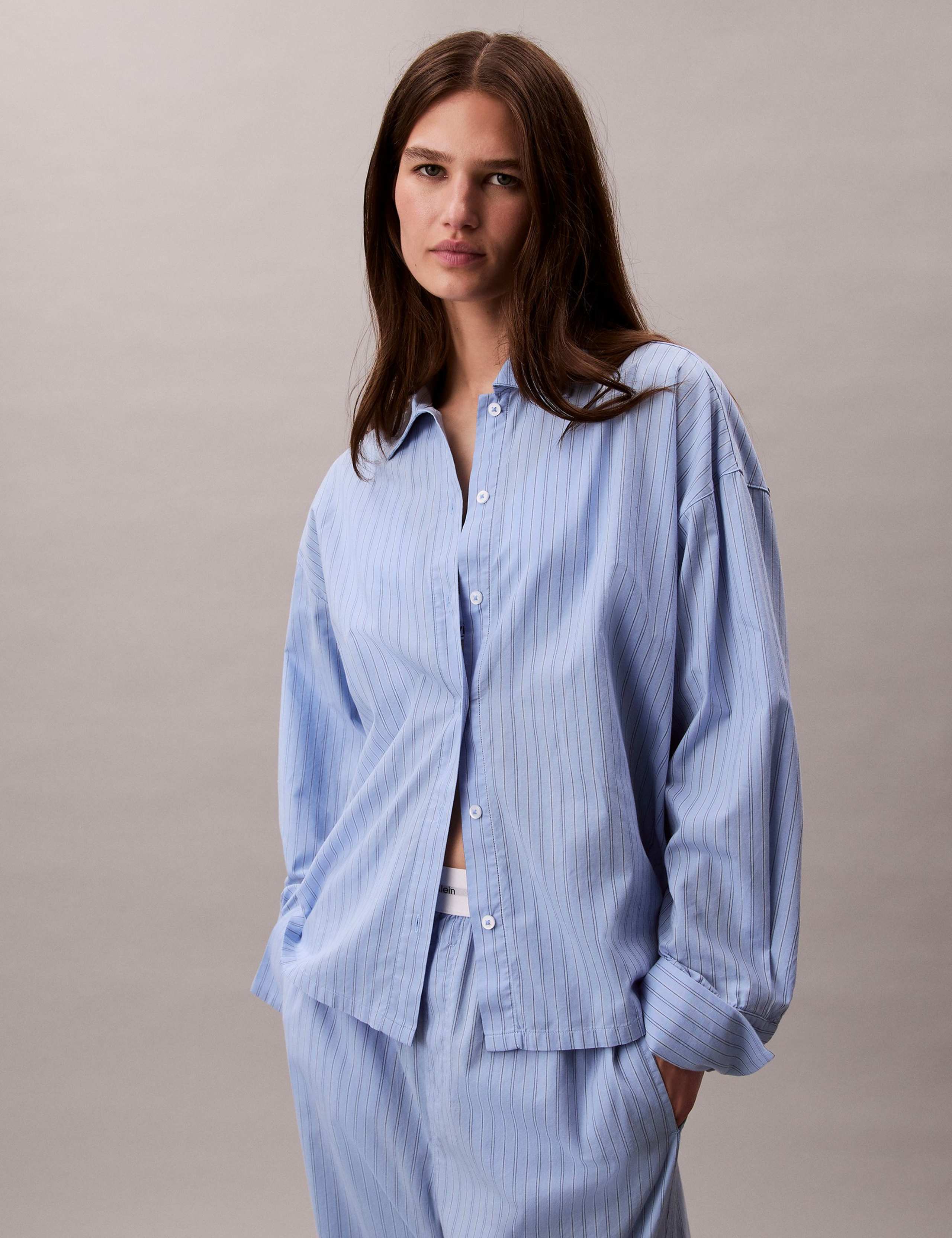 Pure Cotton Striped Pyjama Top 2 of 6