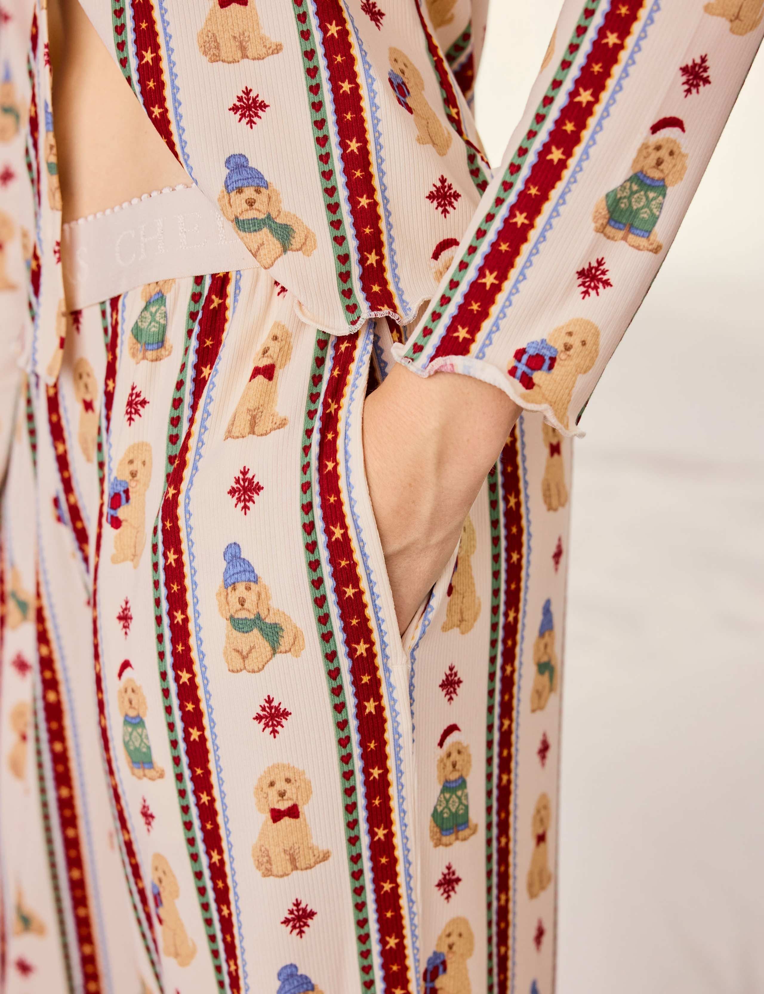 Wide Leg Long Pyjama Set 5 of 6