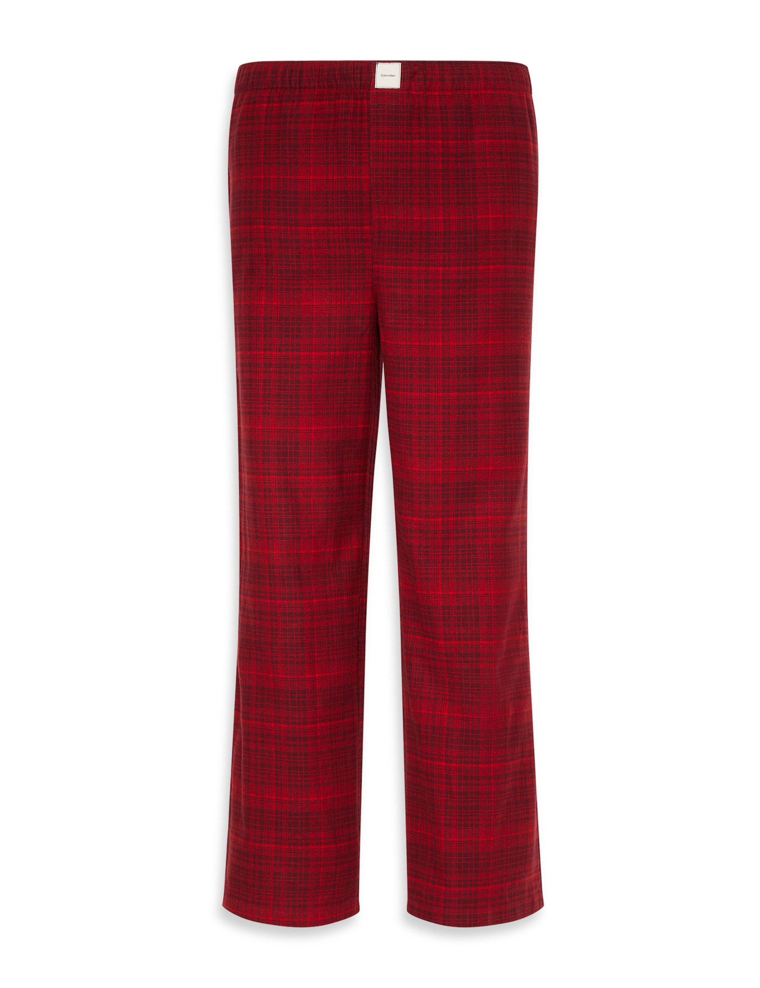 Pure Cotton Checked Pyjama Bottoms 2 of 6