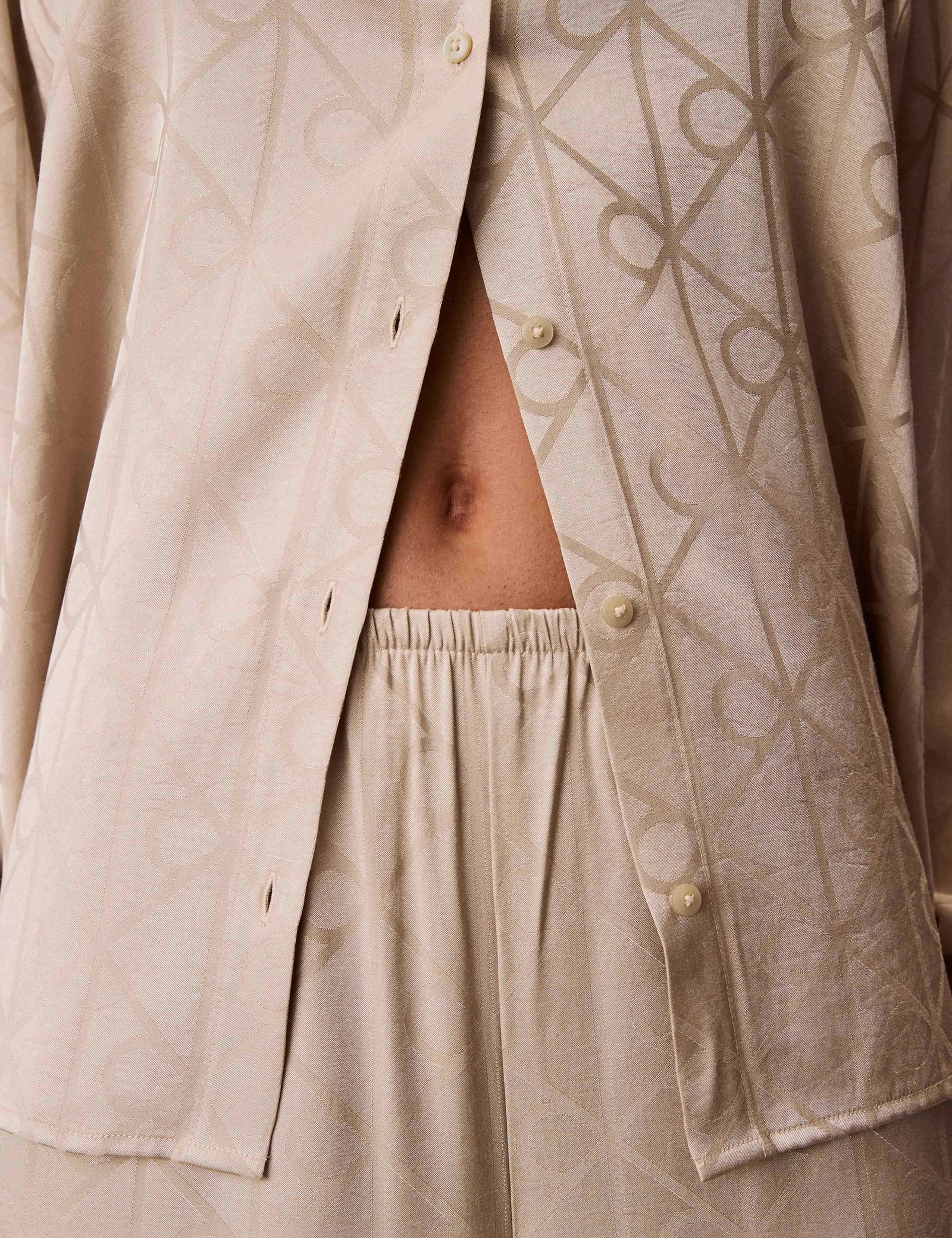 Satin Printed Pyjama Set 7 of 7