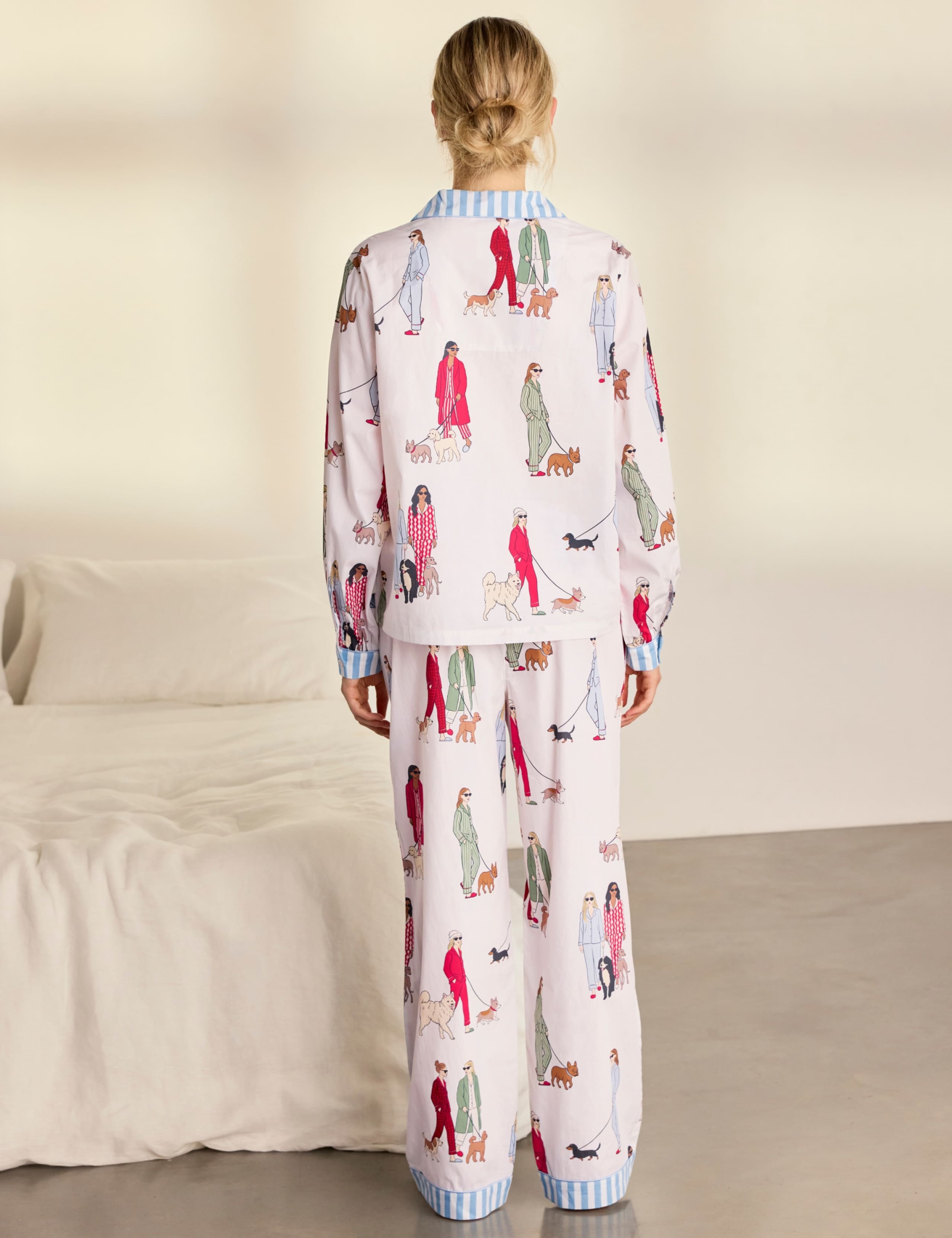 Pure Cotton Long Sleeve Two Piece Pyjamas 2 of 7