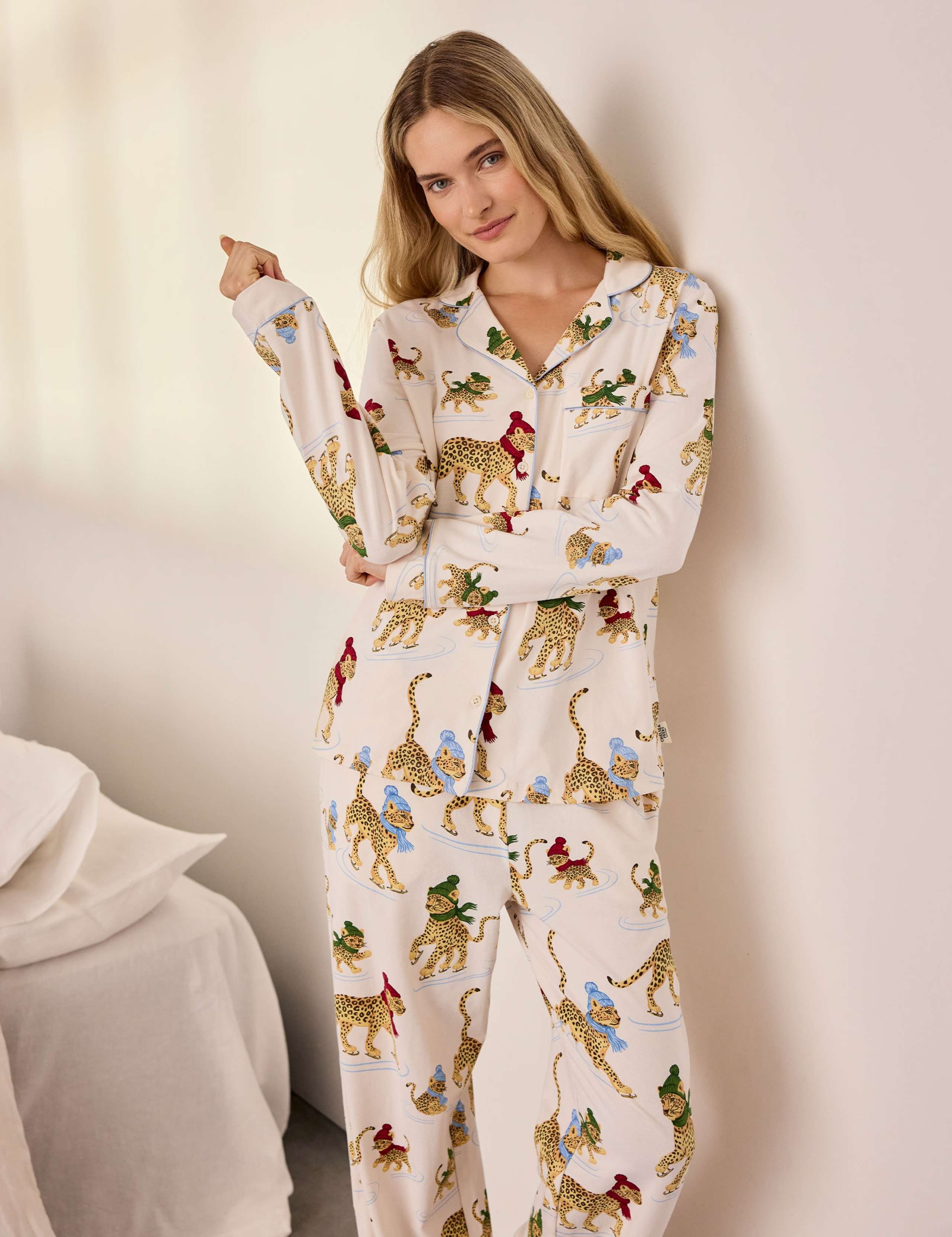 Cotton Rich Print Long Pyjama Set 2 of 6