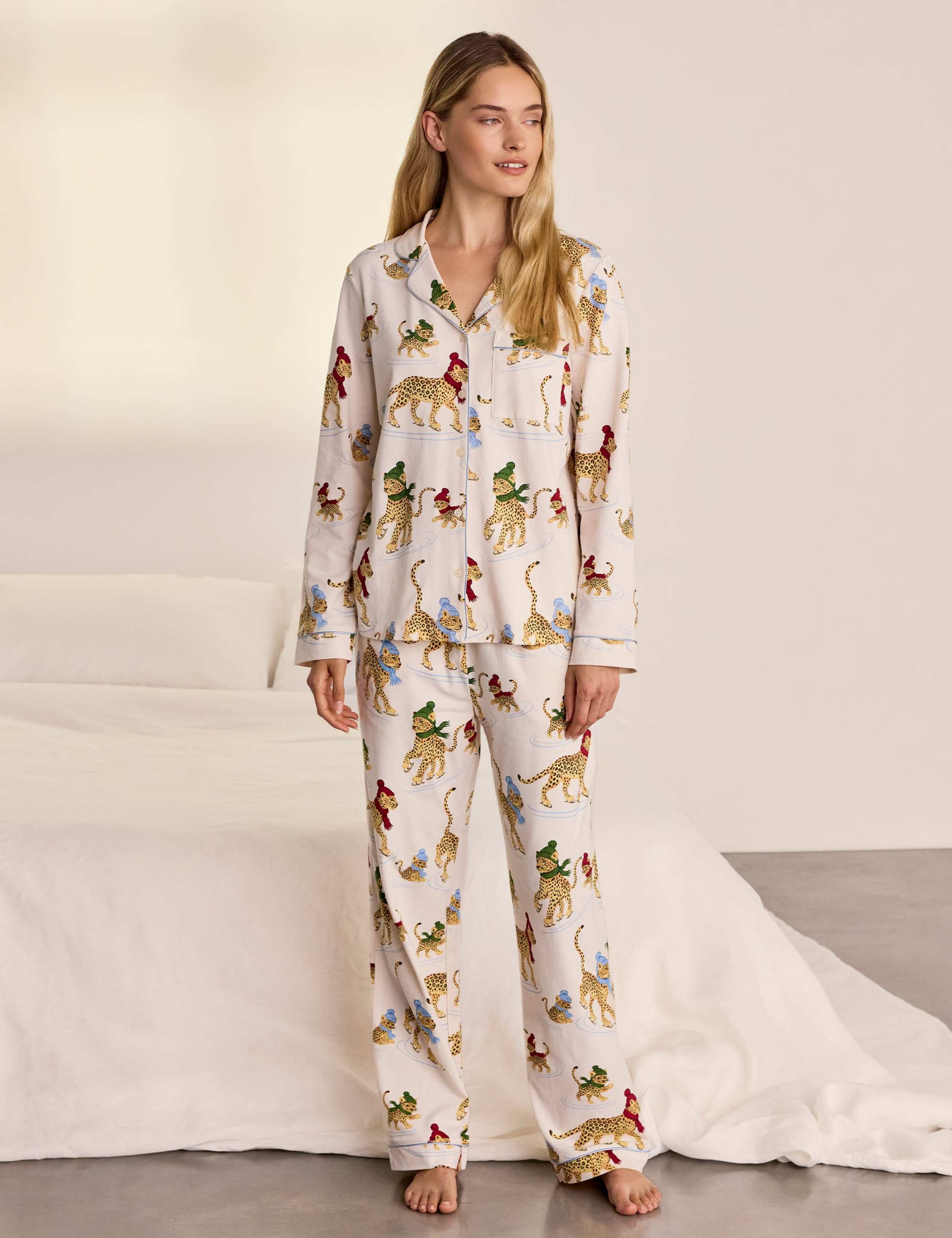 Cotton Rich Print Long Pyjama Set 3 of 6
