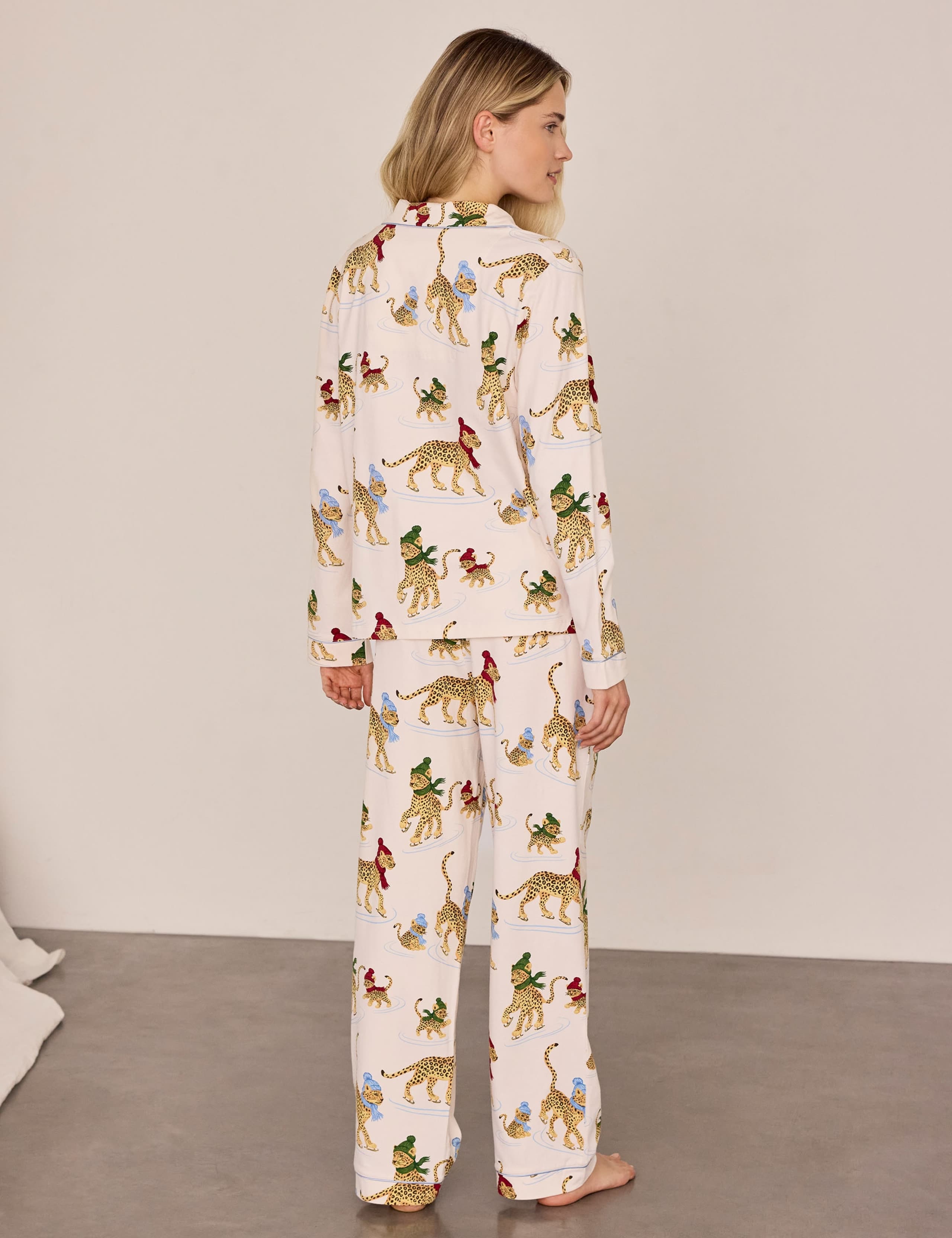 Cotton Rich Print Long Pyjama Set 4 of 6