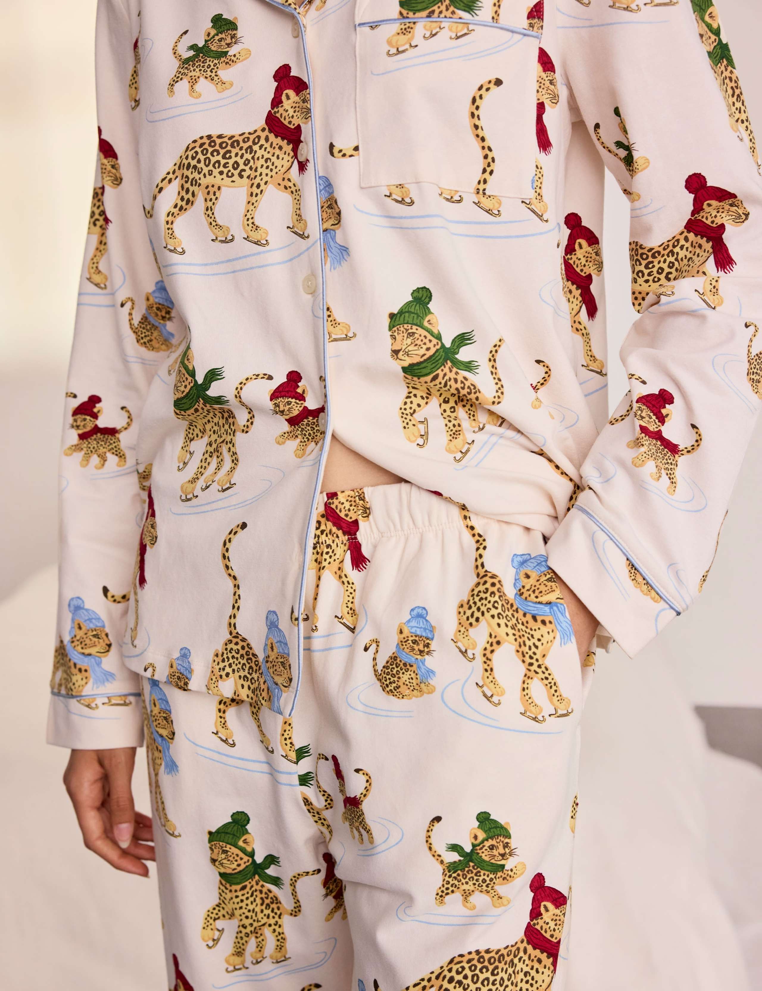Cotton Rich Print Long Pyjama Set 6 of 6