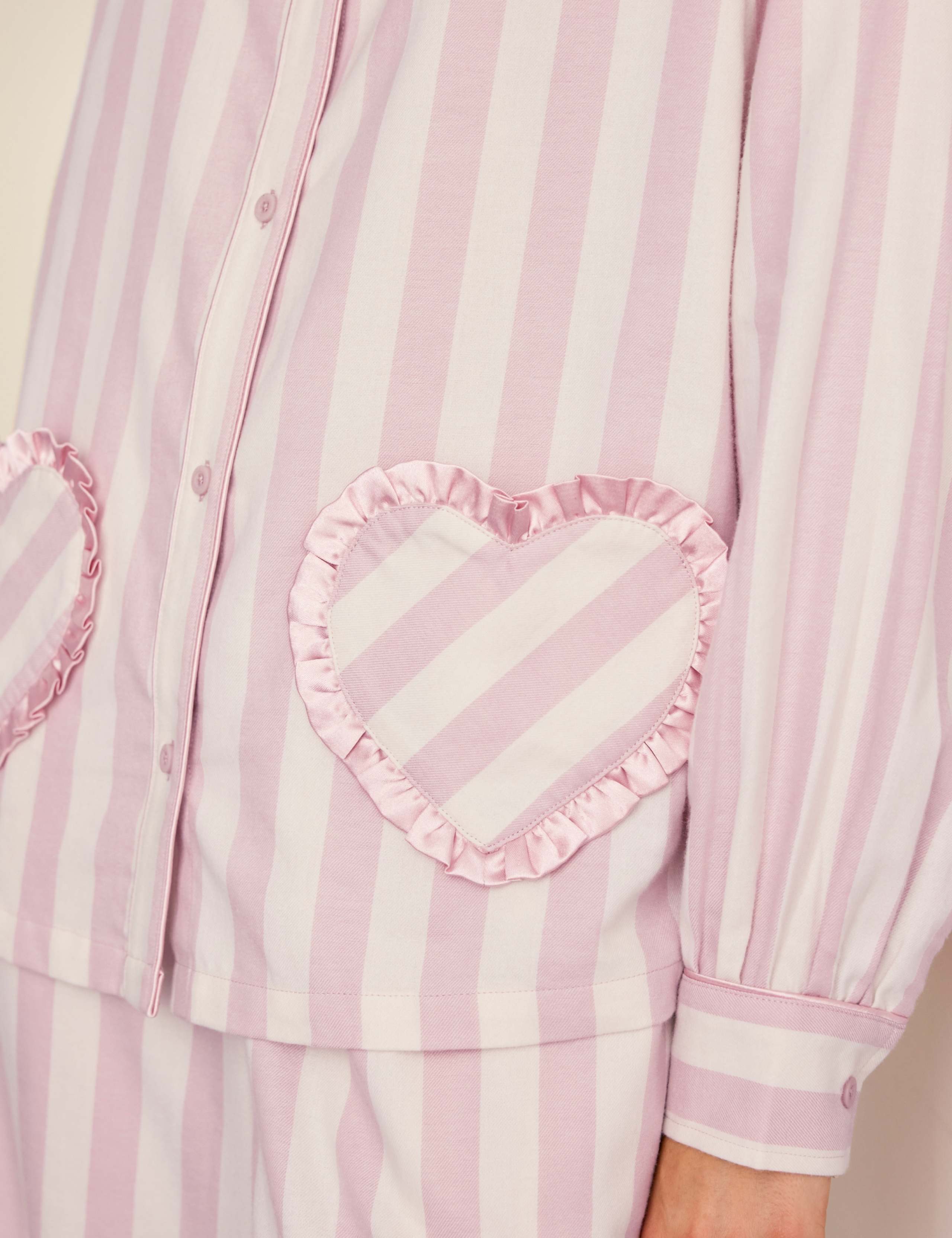 Cotton Long Sleeve Button Pyjama Set 7 of 8