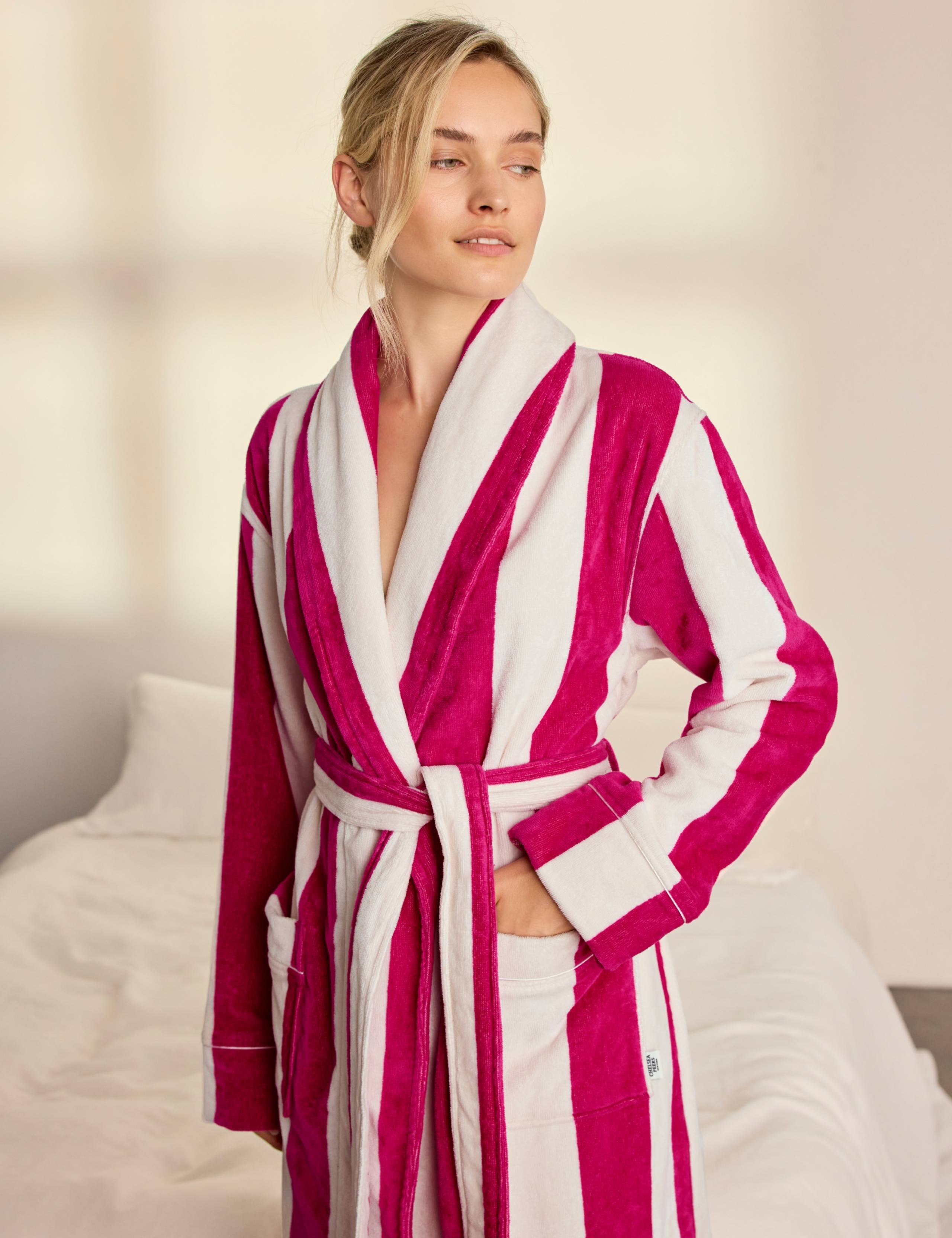 Pure Cotton Long Belted Towelling Dressing Gown 5 of 8