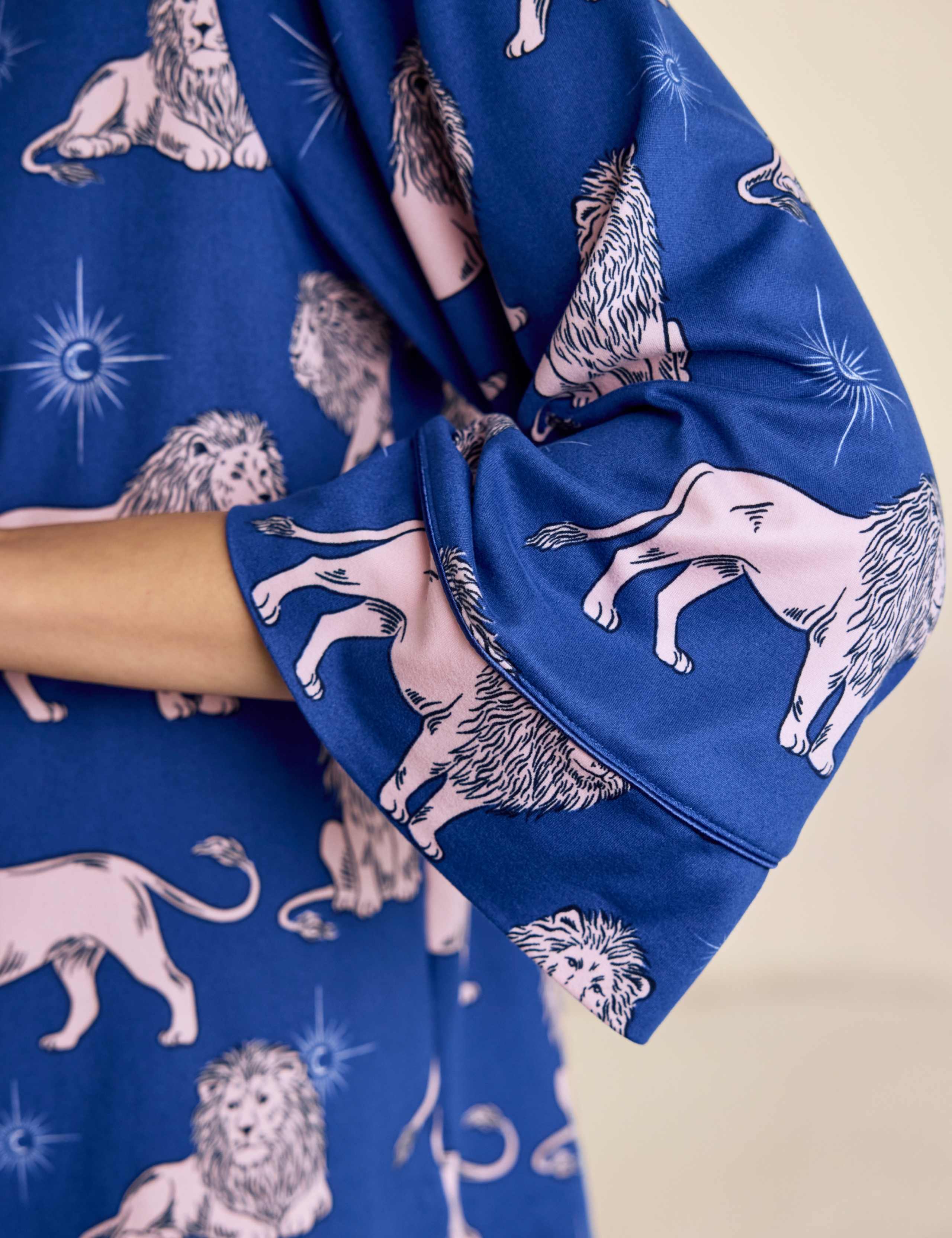 Button Front Two Piece Long Sleeve Pyjamas 8 of 8