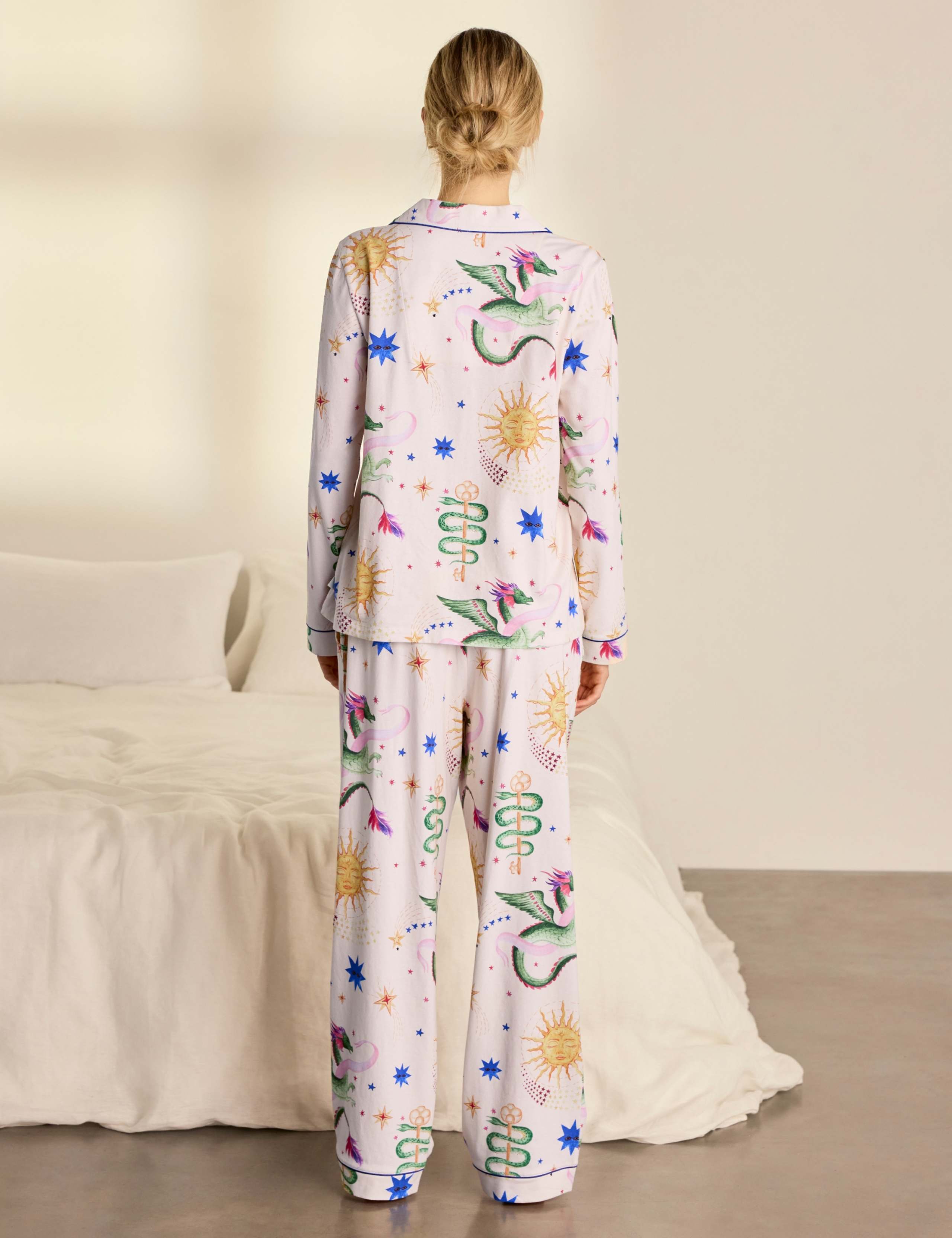 Cotton Rich Dragon Hero Print Long Pyjama Set 4 of 9