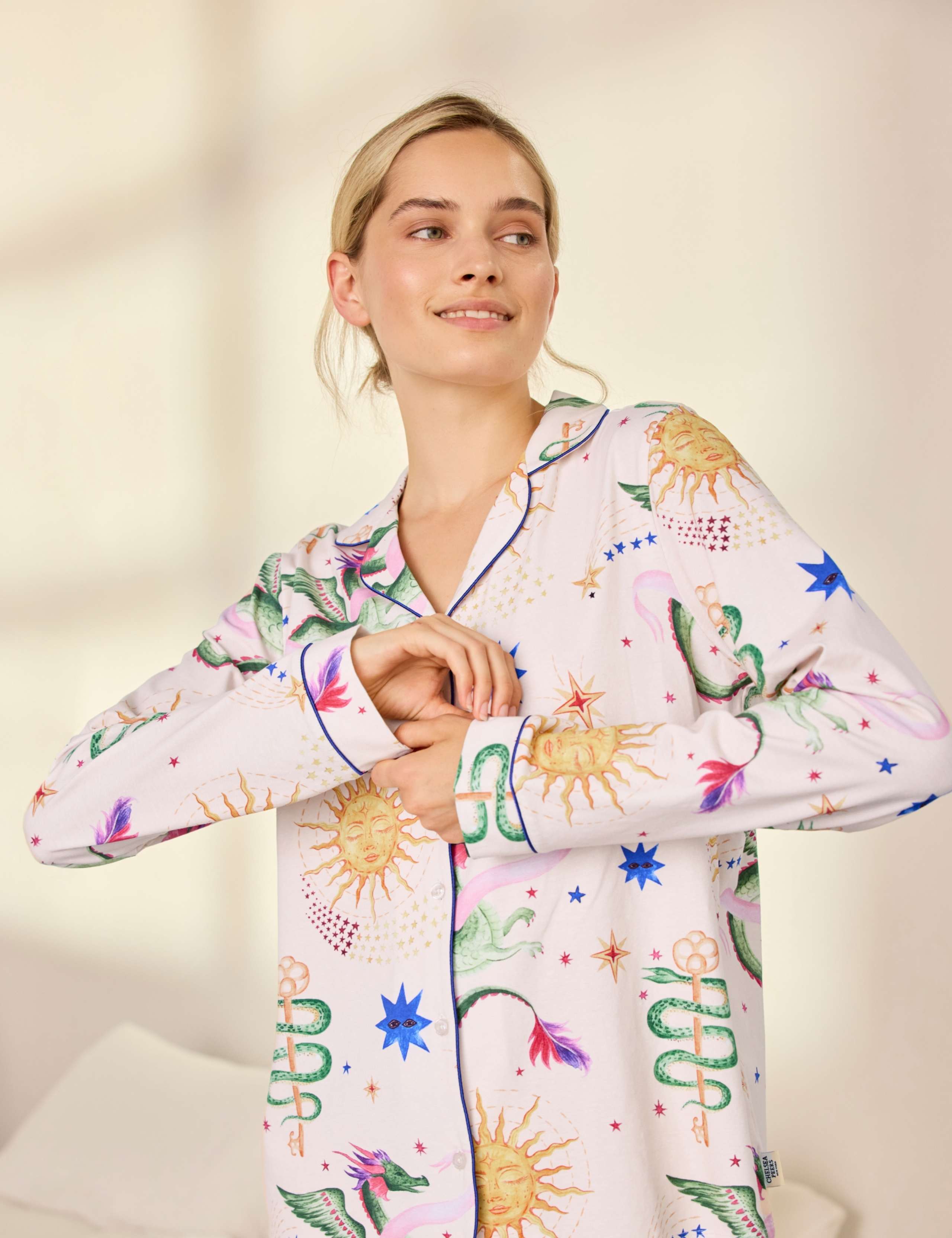Cotton Rich Dragon Hero Print Long Pyjama Set 6 of 9