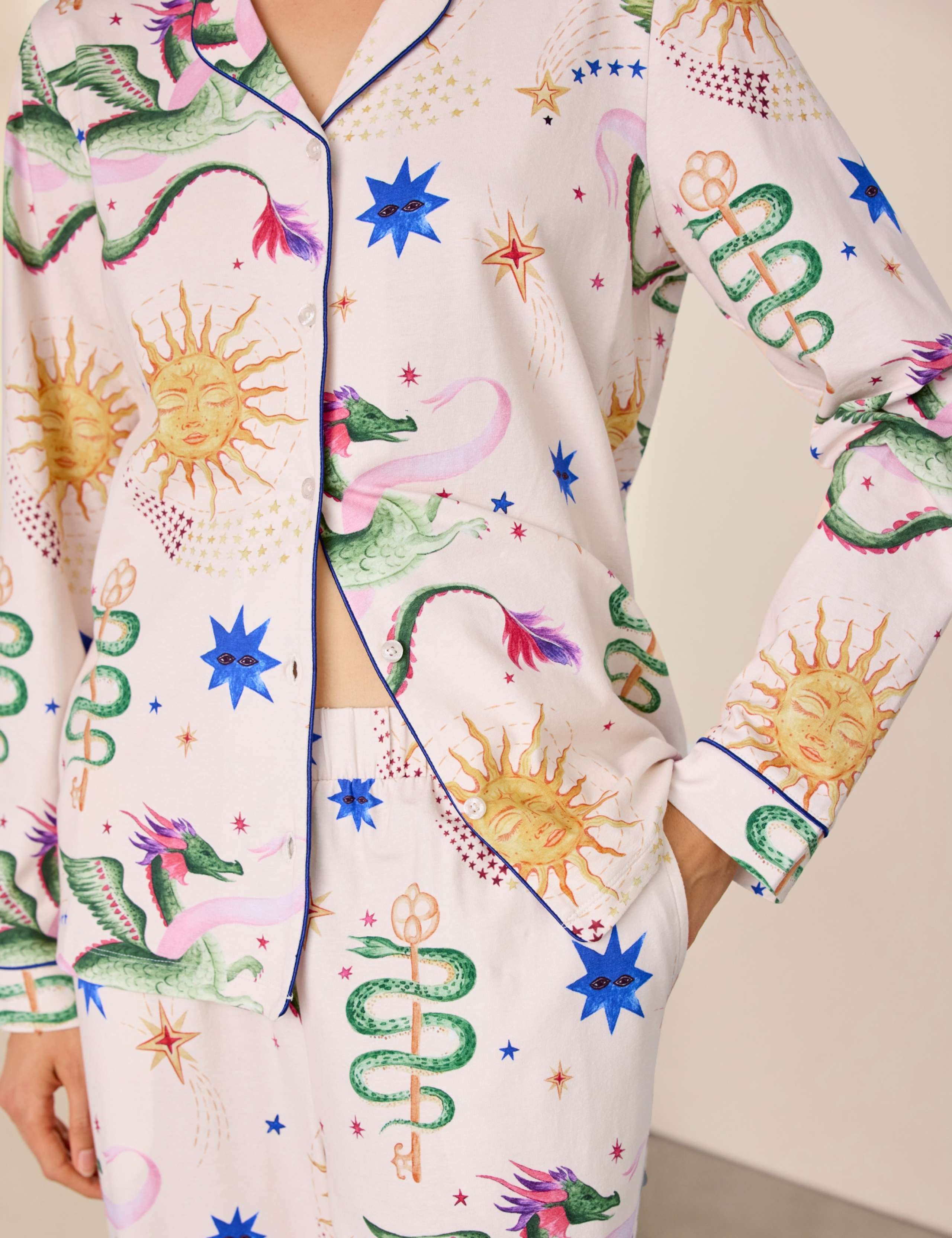 Cotton Rich Dragon Hero Print Long Pyjama Set 8 of 9