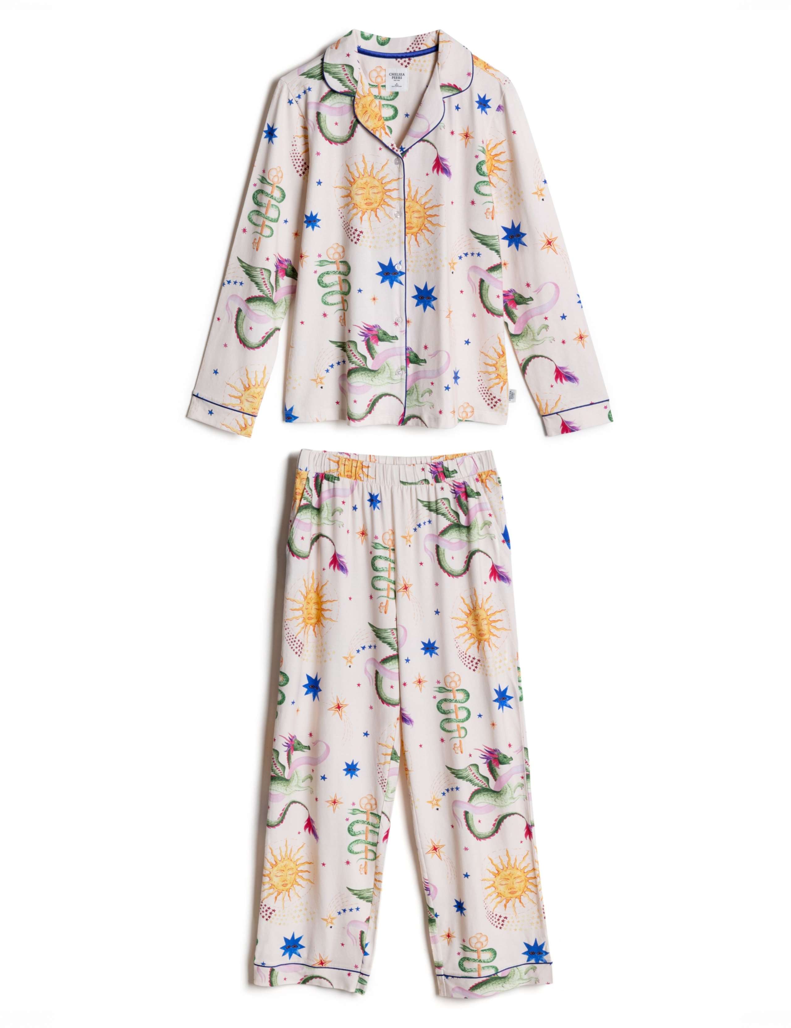 Cotton Rich Dragon Hero Print Long Pyjama Set 2 of 9