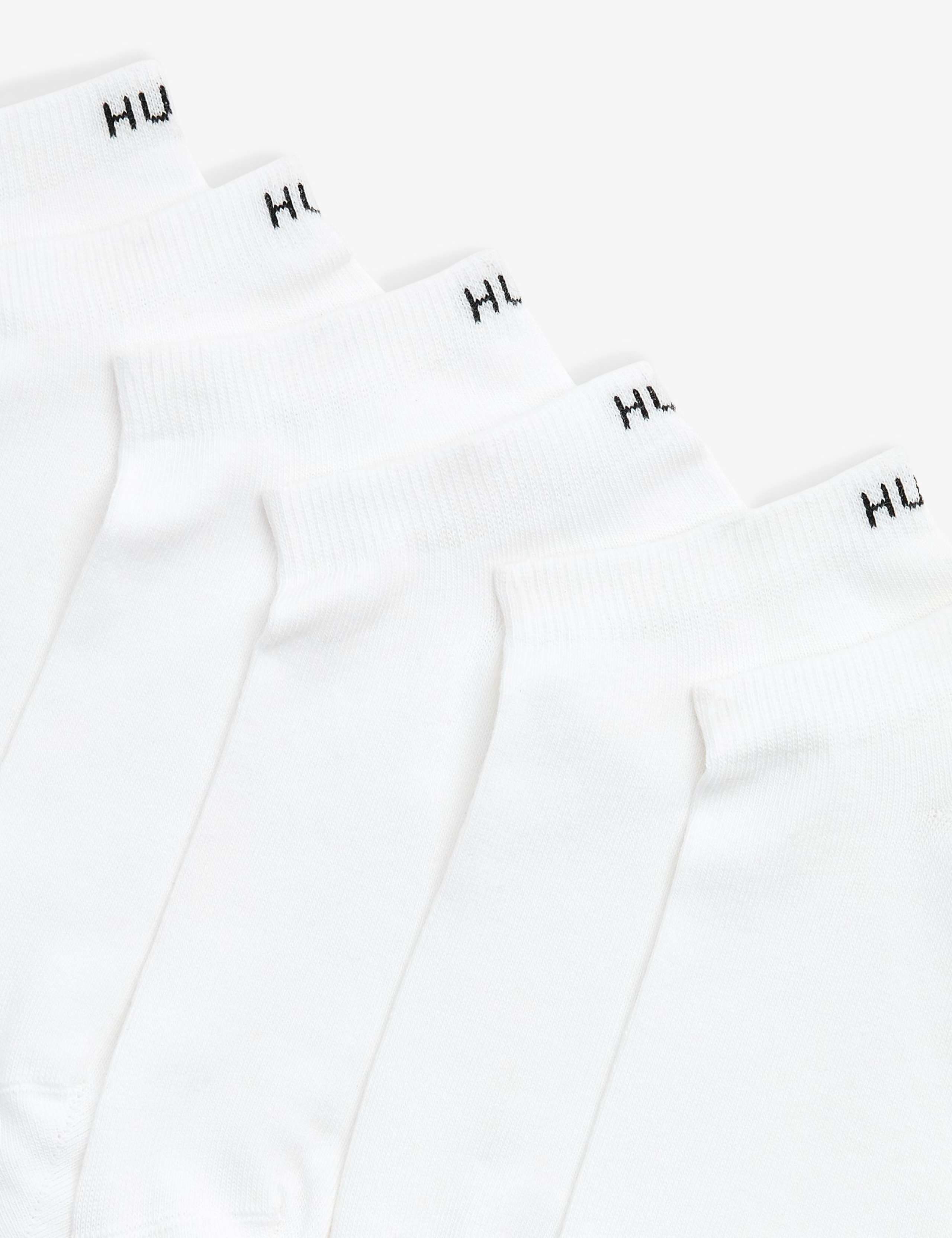 6 Pack Cotton Rich Logo Trainer Socks 3 of 3