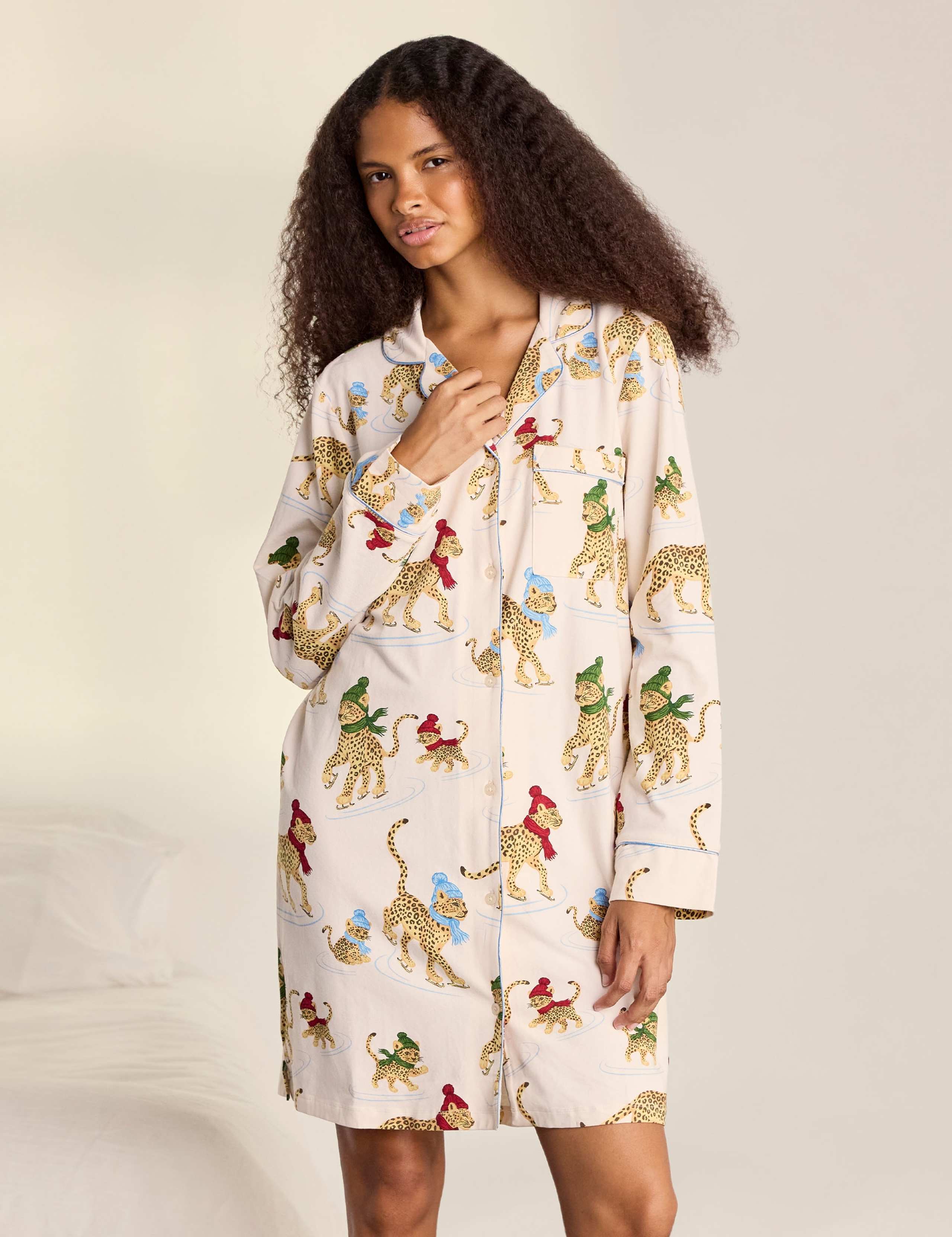 Cotton Rich Print Nightshirt 2 of 5