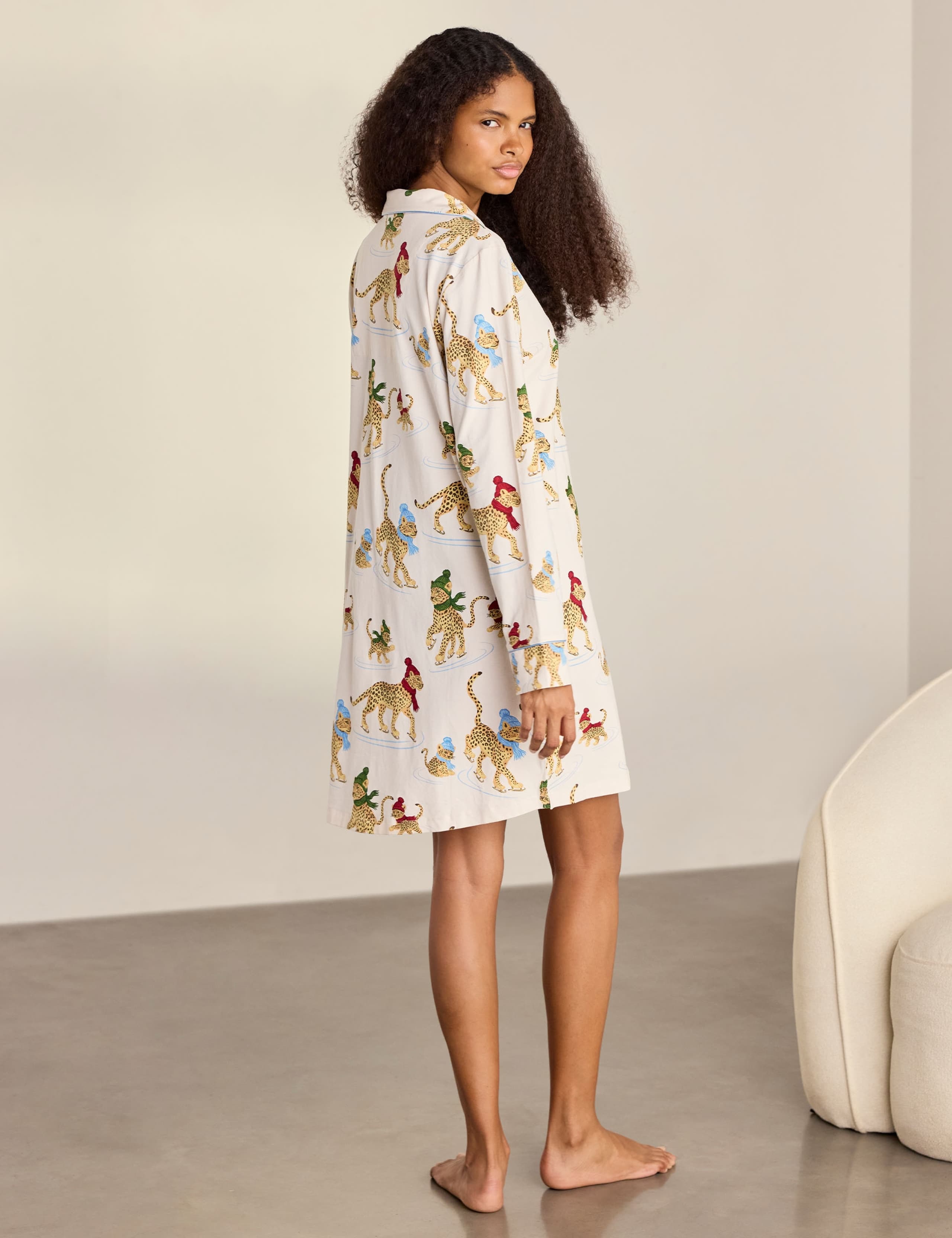 Cotton Rich Print Nightshirt 3 of 5