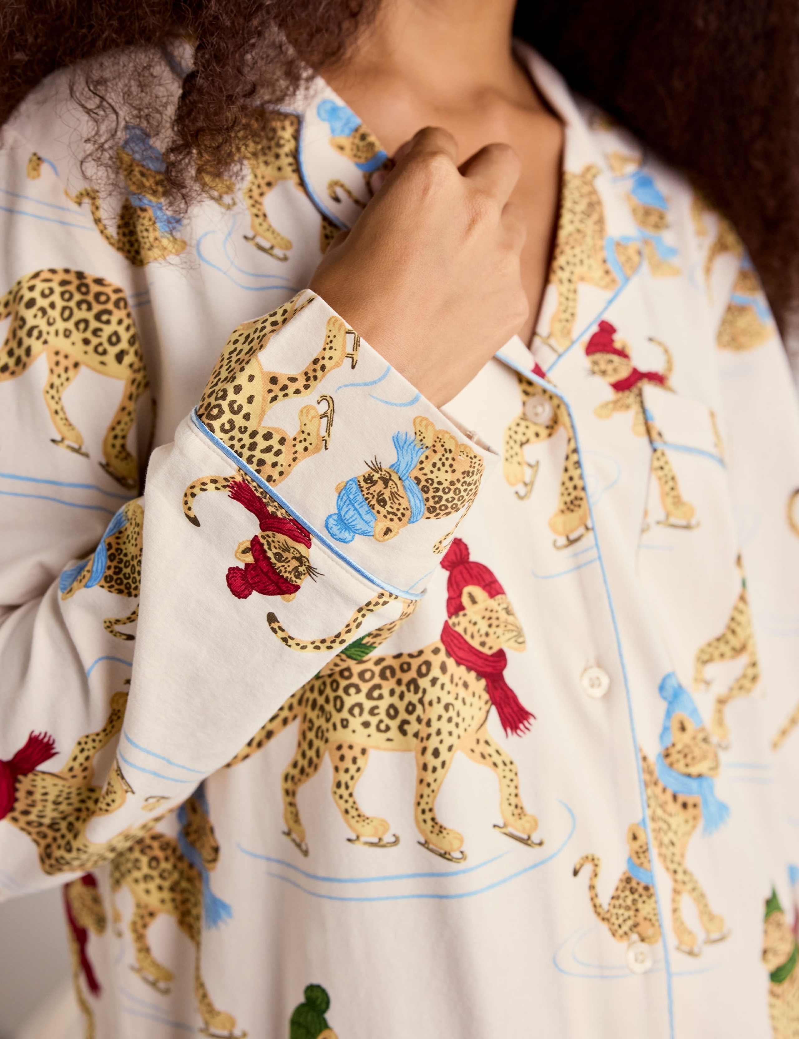 Family Christmas Skating Leopard Print
 Nightshirt 4 of 5