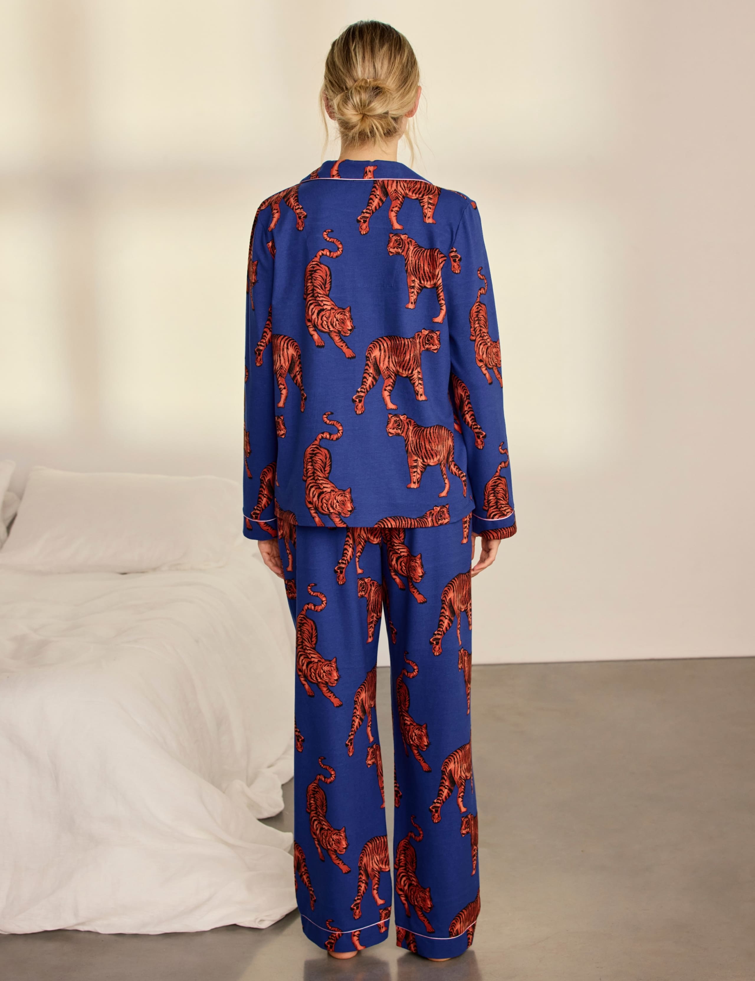 Cotton Button Fastening Pyjama Set 3 of 6
