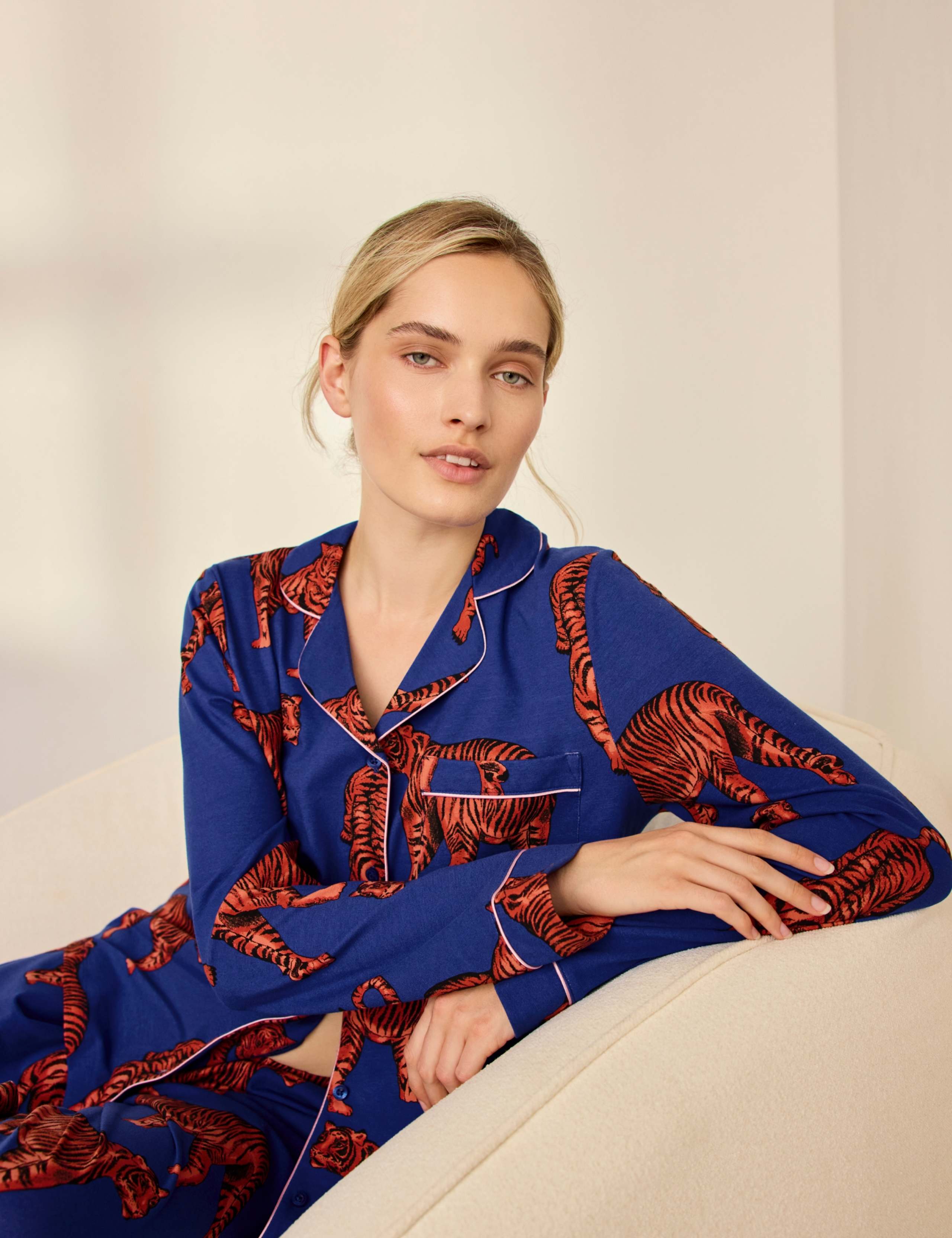 Cotton Button Fastening Pyjama Set 5 of 6